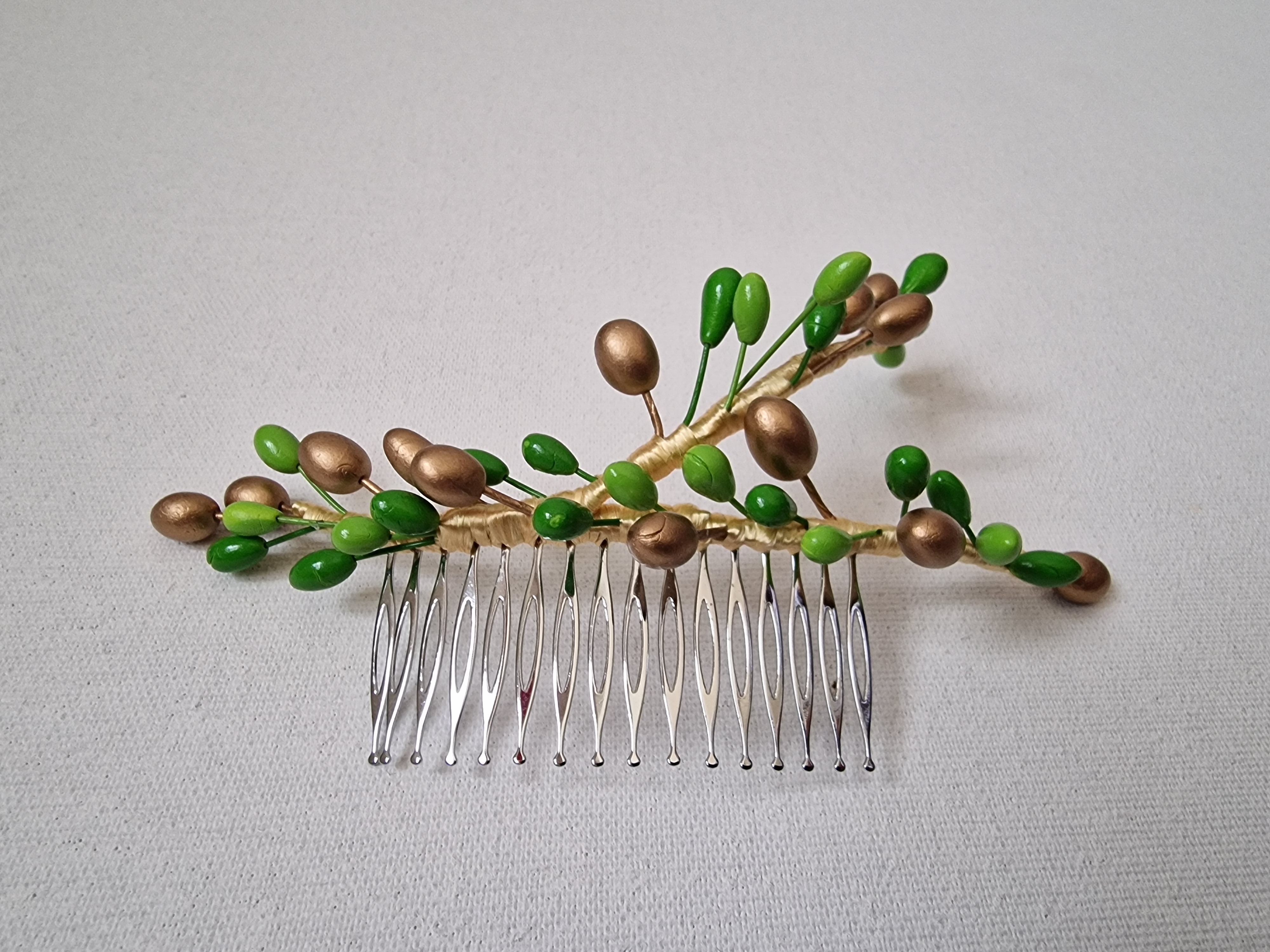 Peineta decorativa artesanal