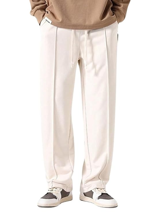 Men's Casual White Pants