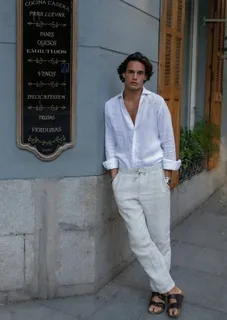 White Linen Shirt