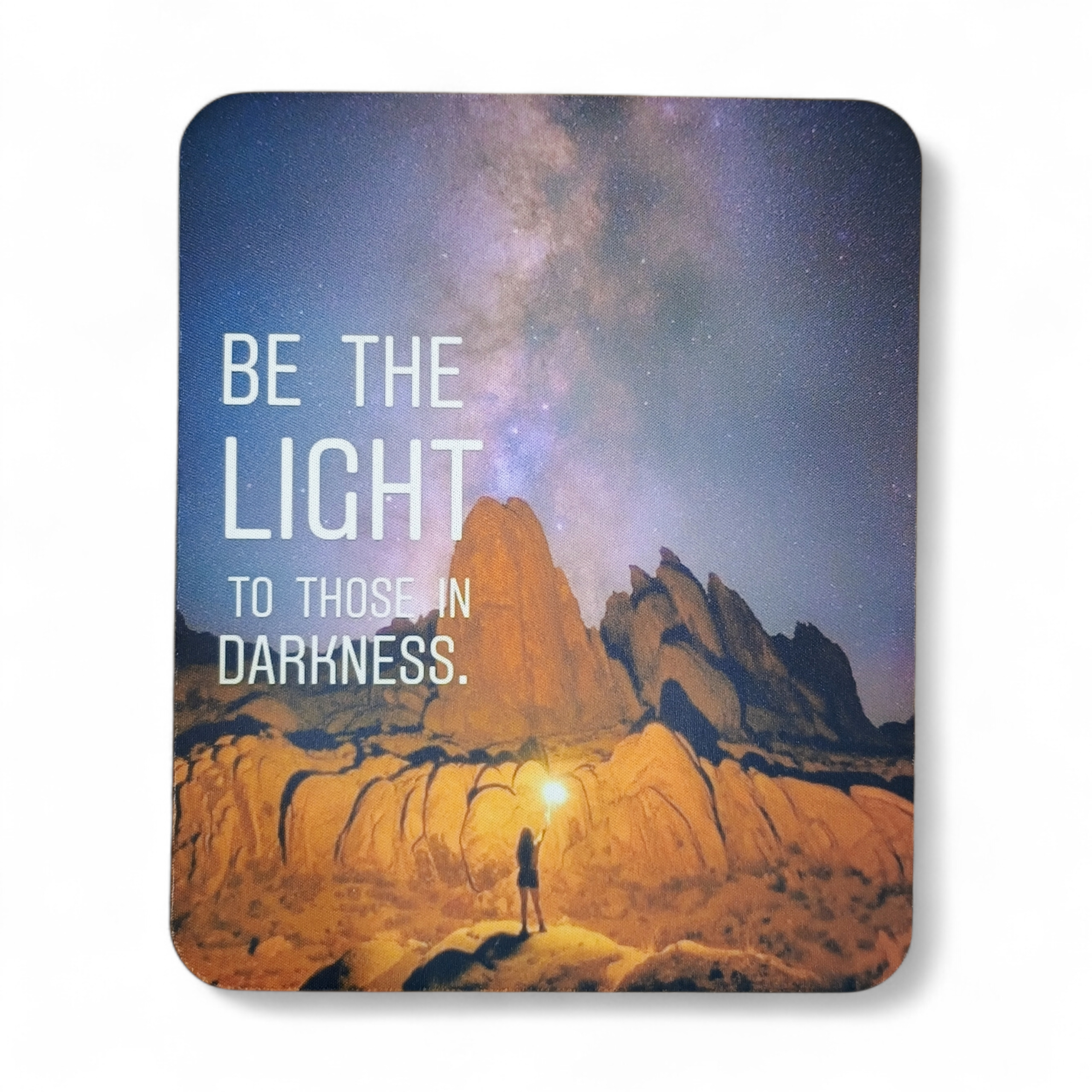 Inspirational Be The Light Mouse Pad