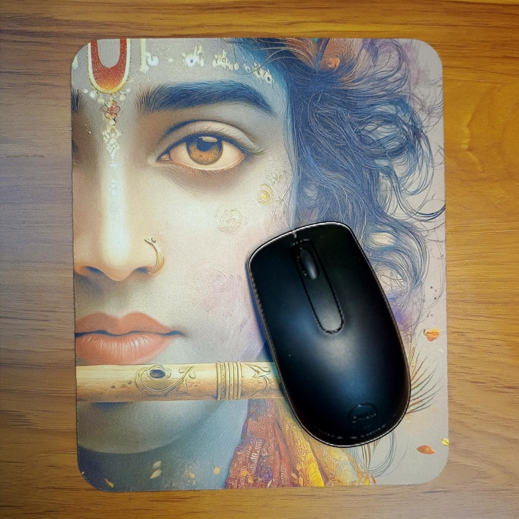 Krishna-themed Mouse Pad
