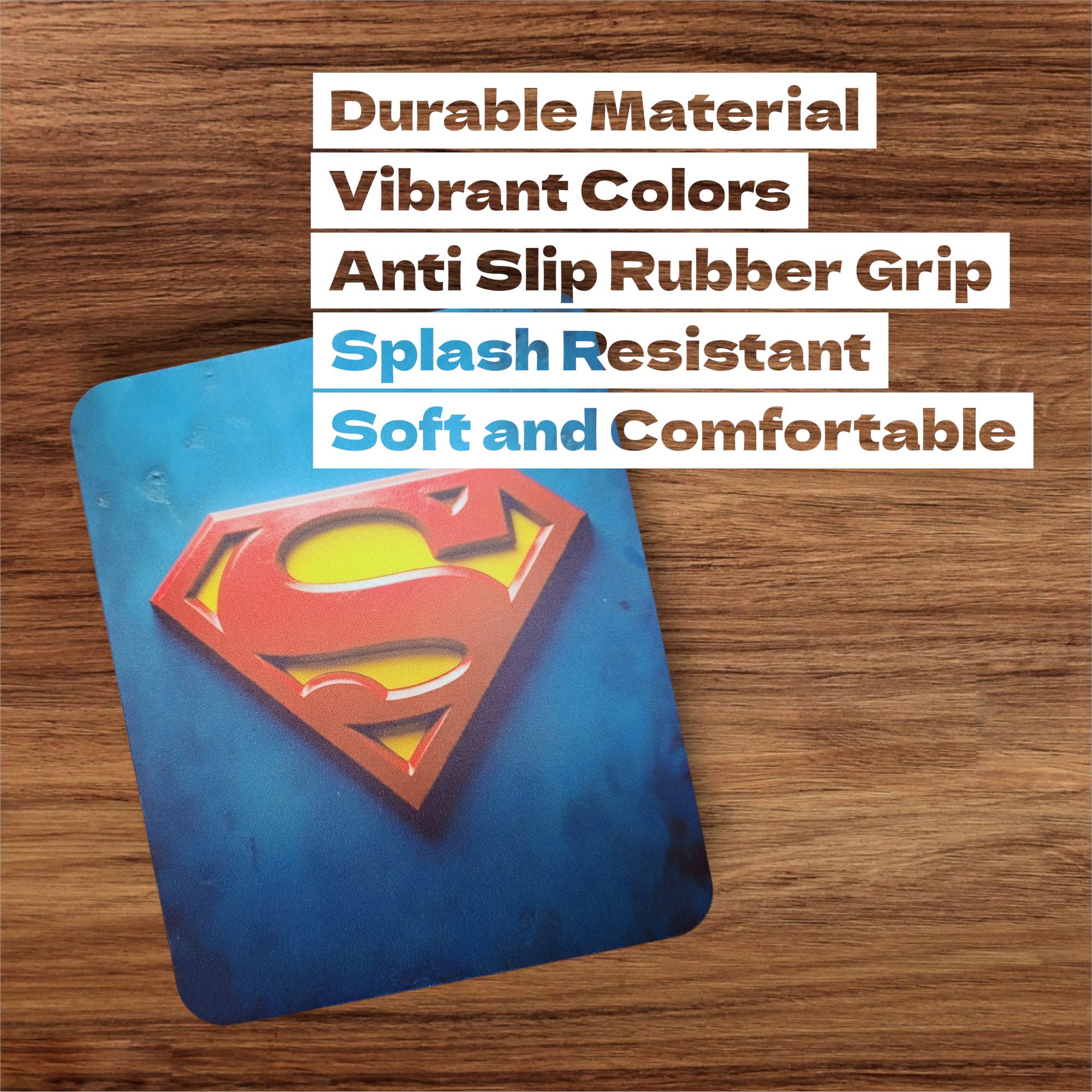 Superman Logo Mouse Pad