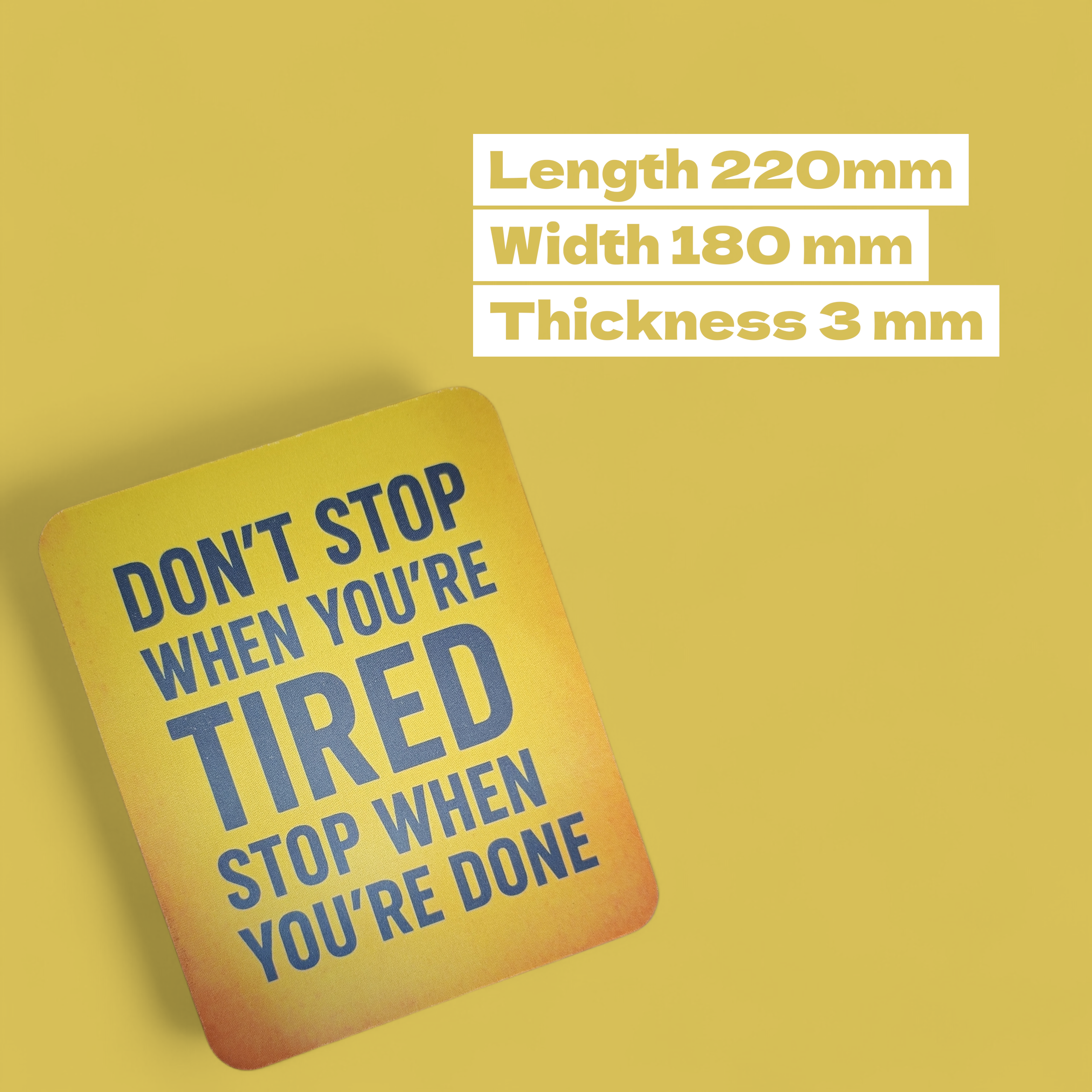 Motivational Mouse Pad