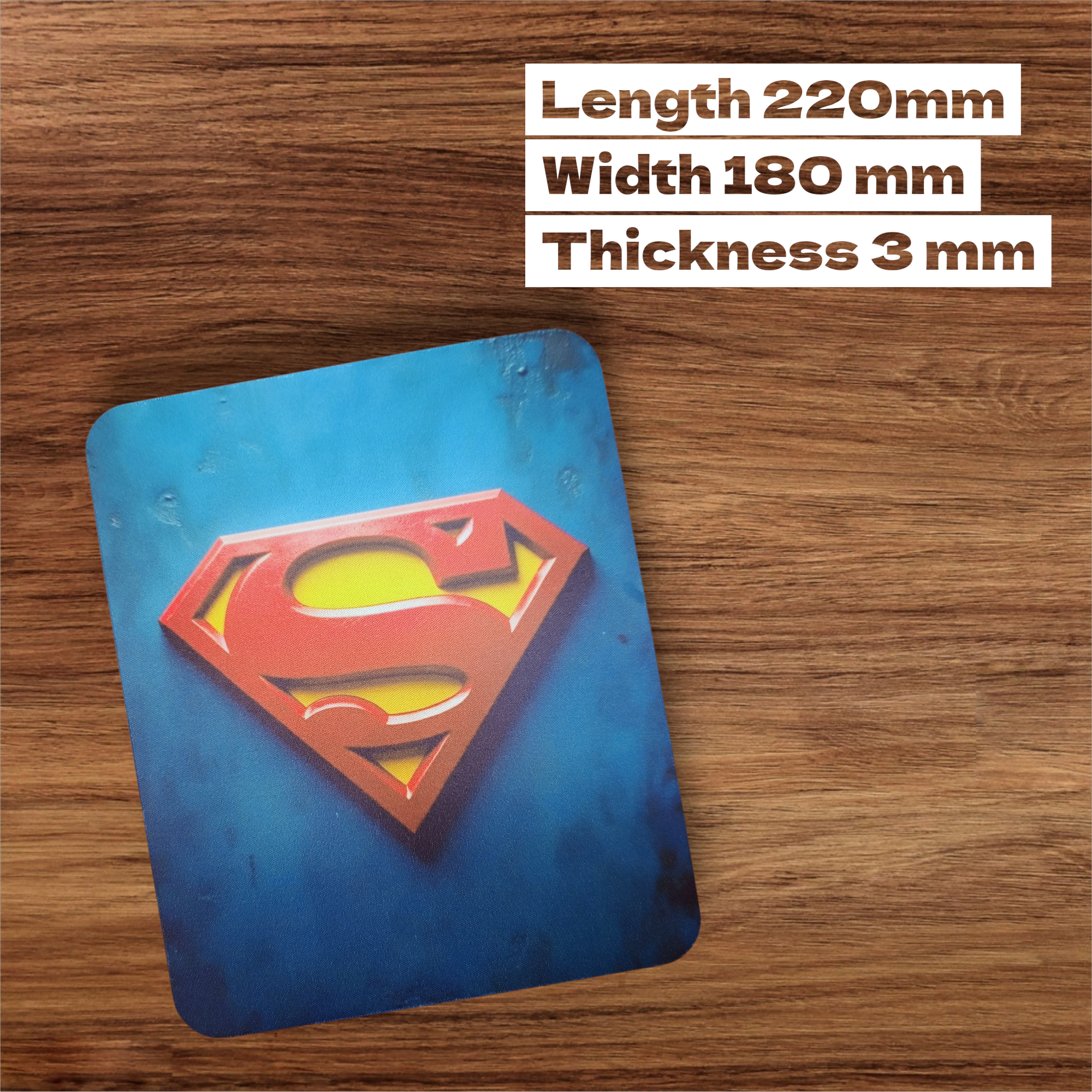 Superman Logo Mouse Pad