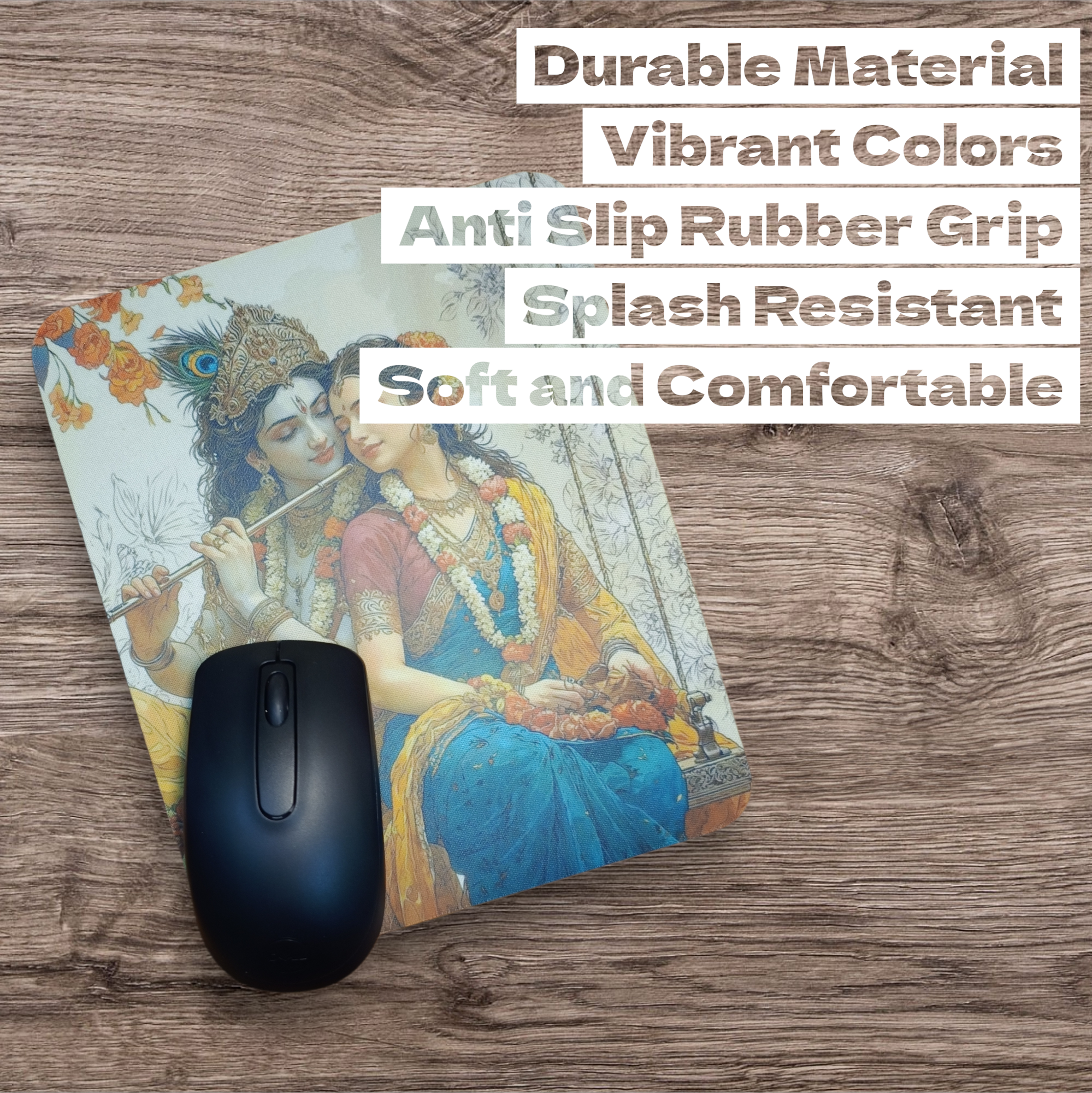Radha Krishna Mouse Pad
