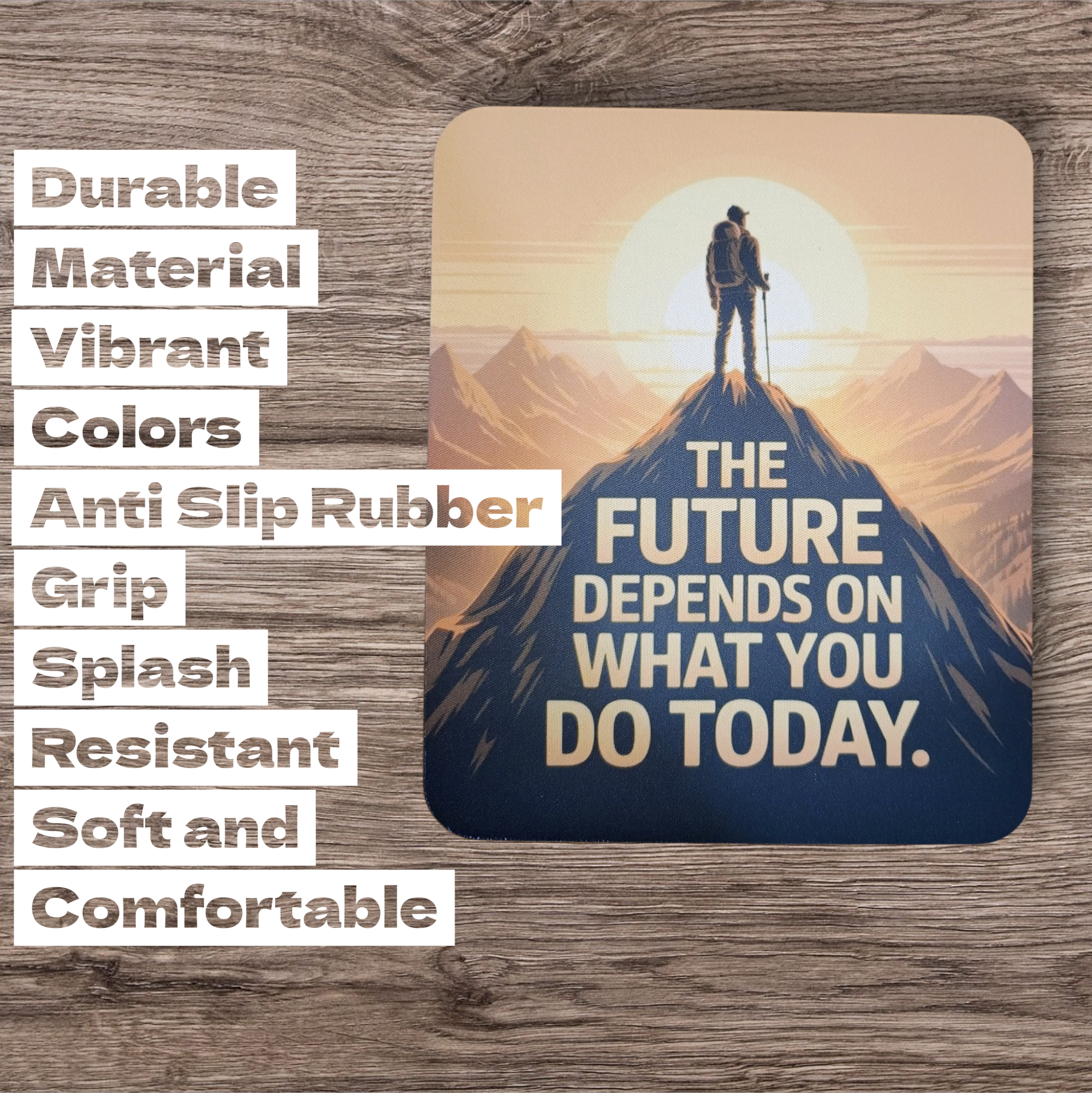 Inspirational Mountain Mouse Pad