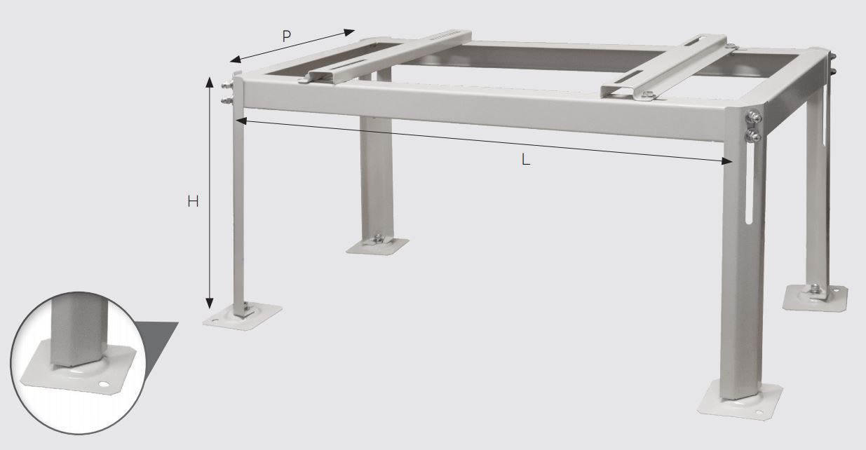 Pastatomas rėmas išoriniam blokui