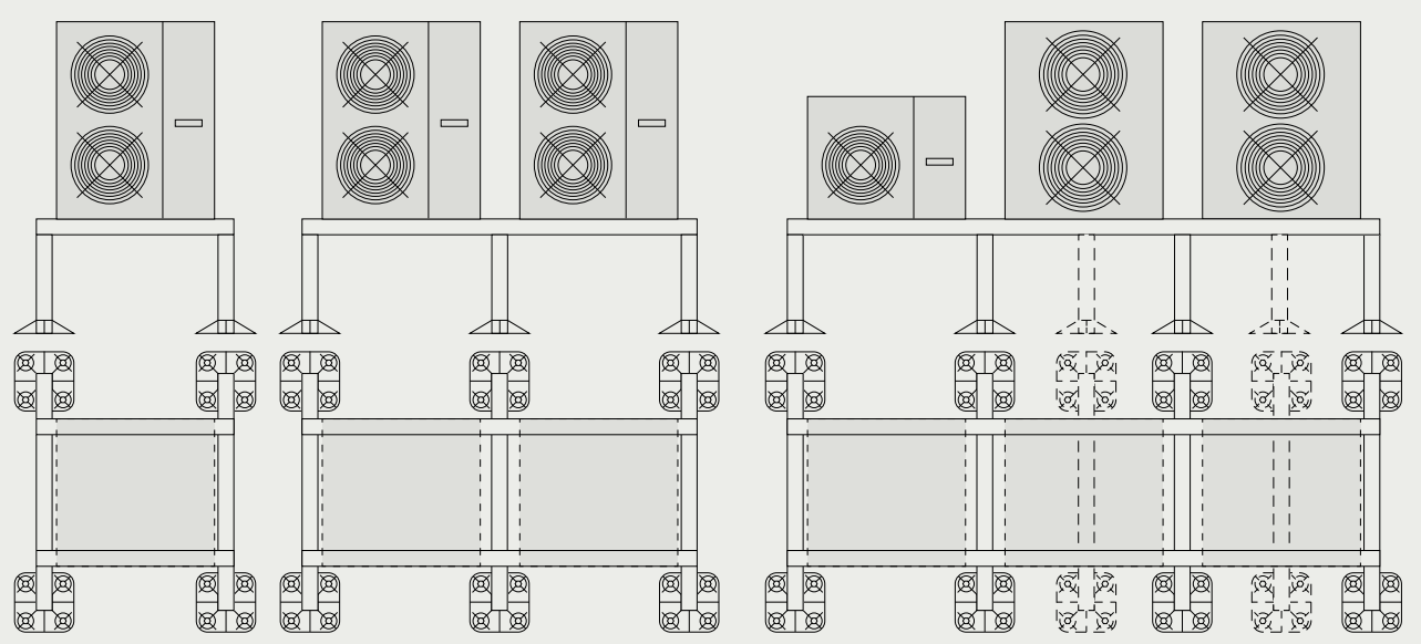 Modulinė atraminė sistema