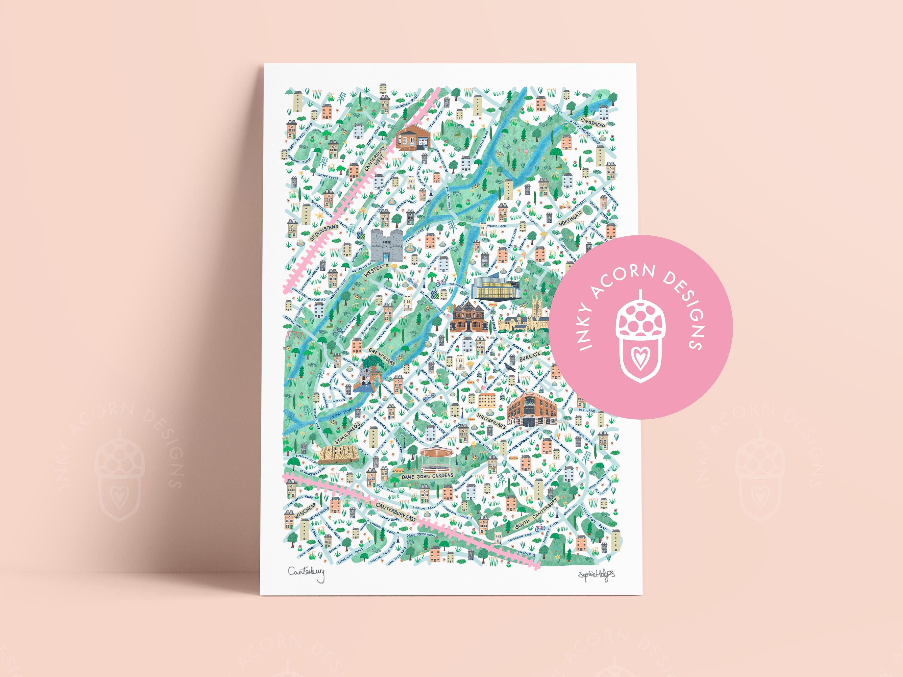 Canterbury Map