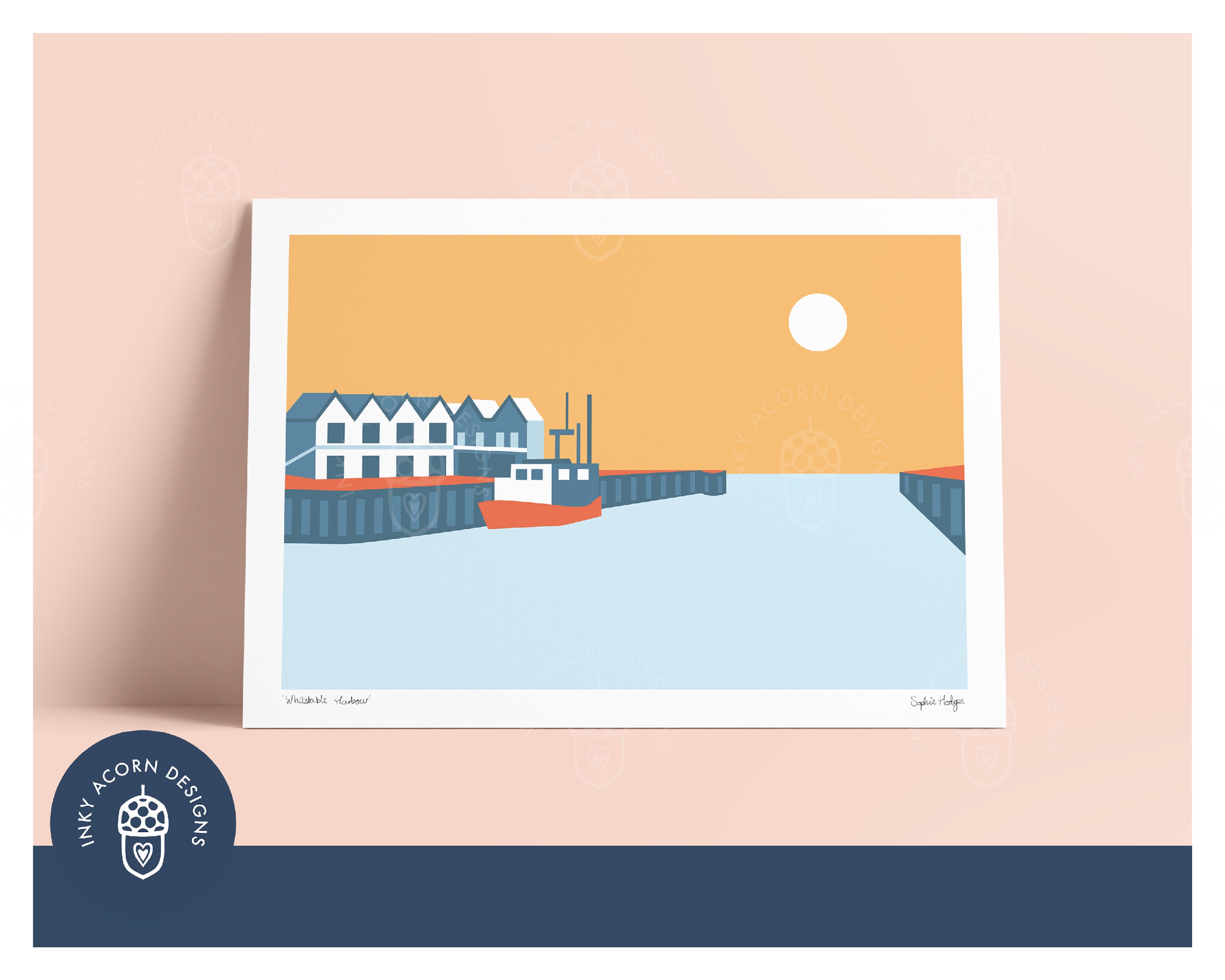 Whitstable Harbour Print