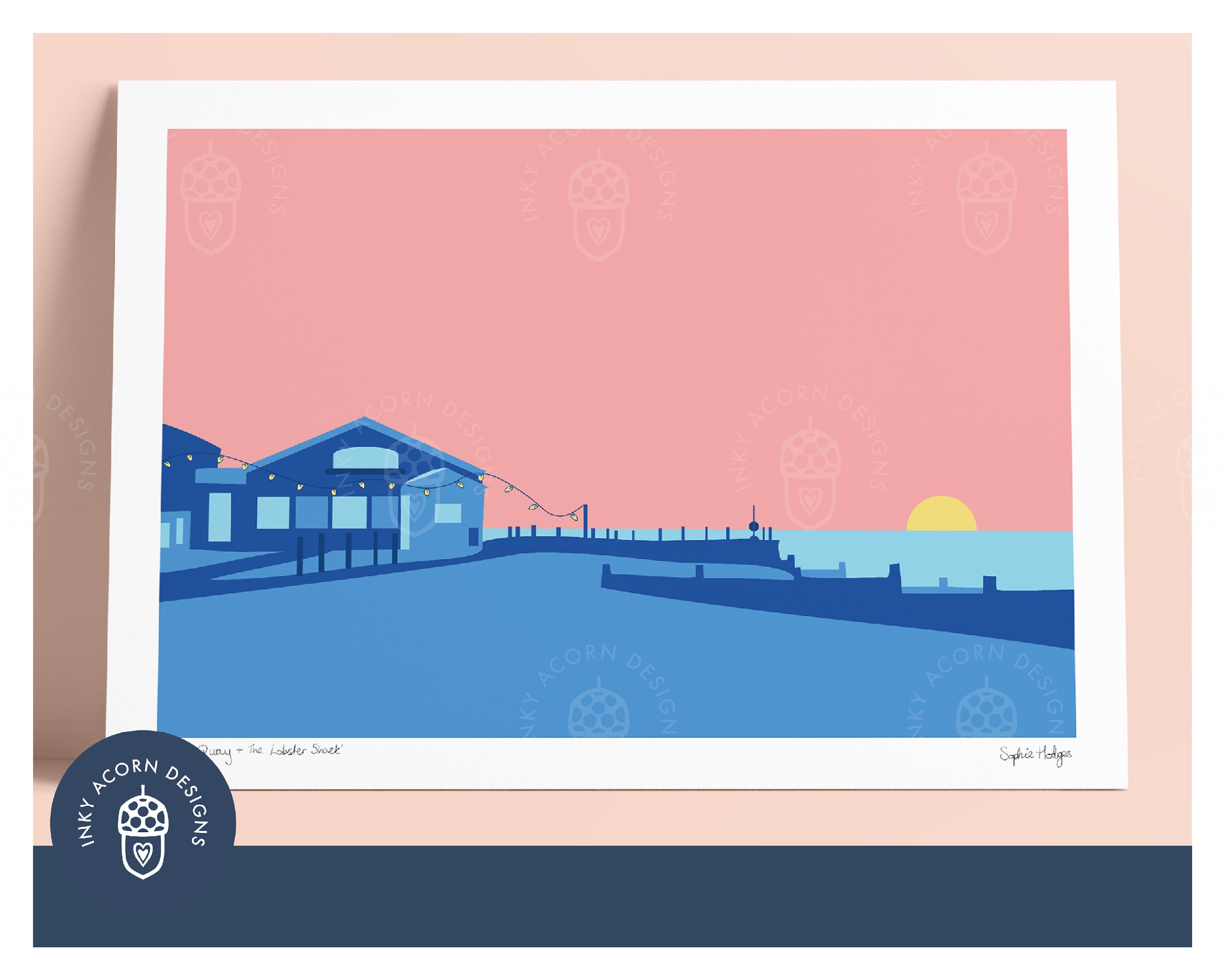 East Quay and The Lobster Shack Print