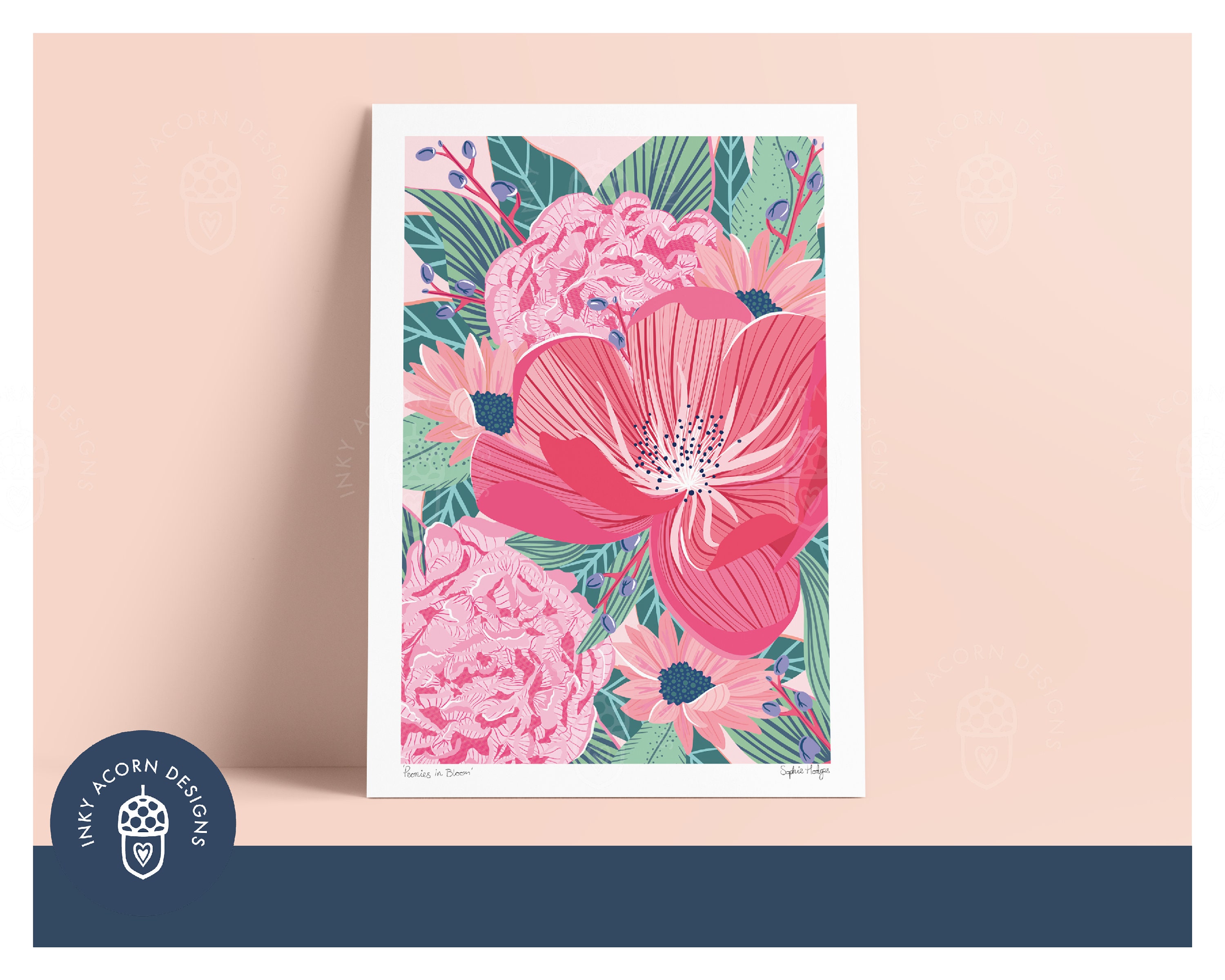 Peonies Print