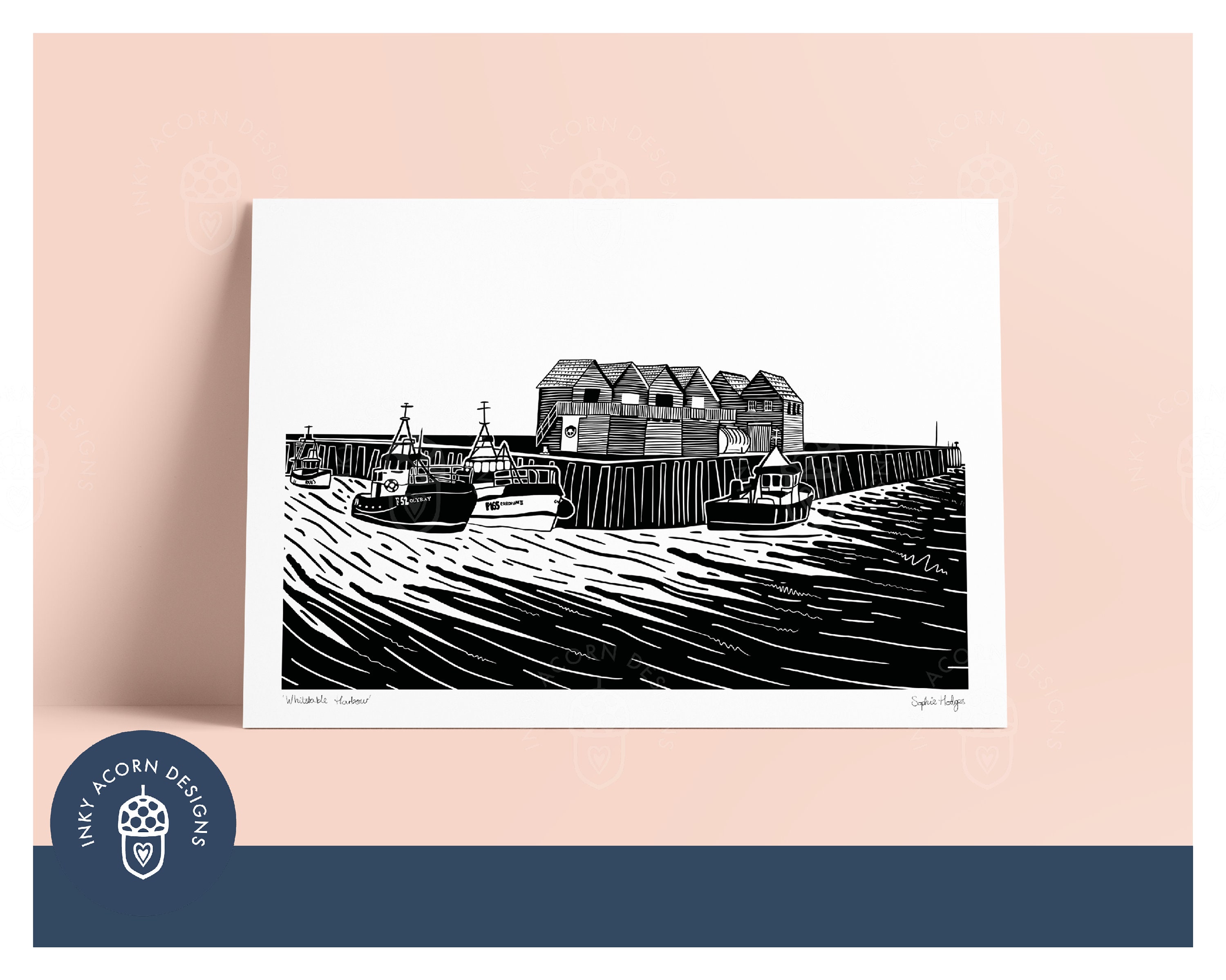 Whitstable Harbour Print