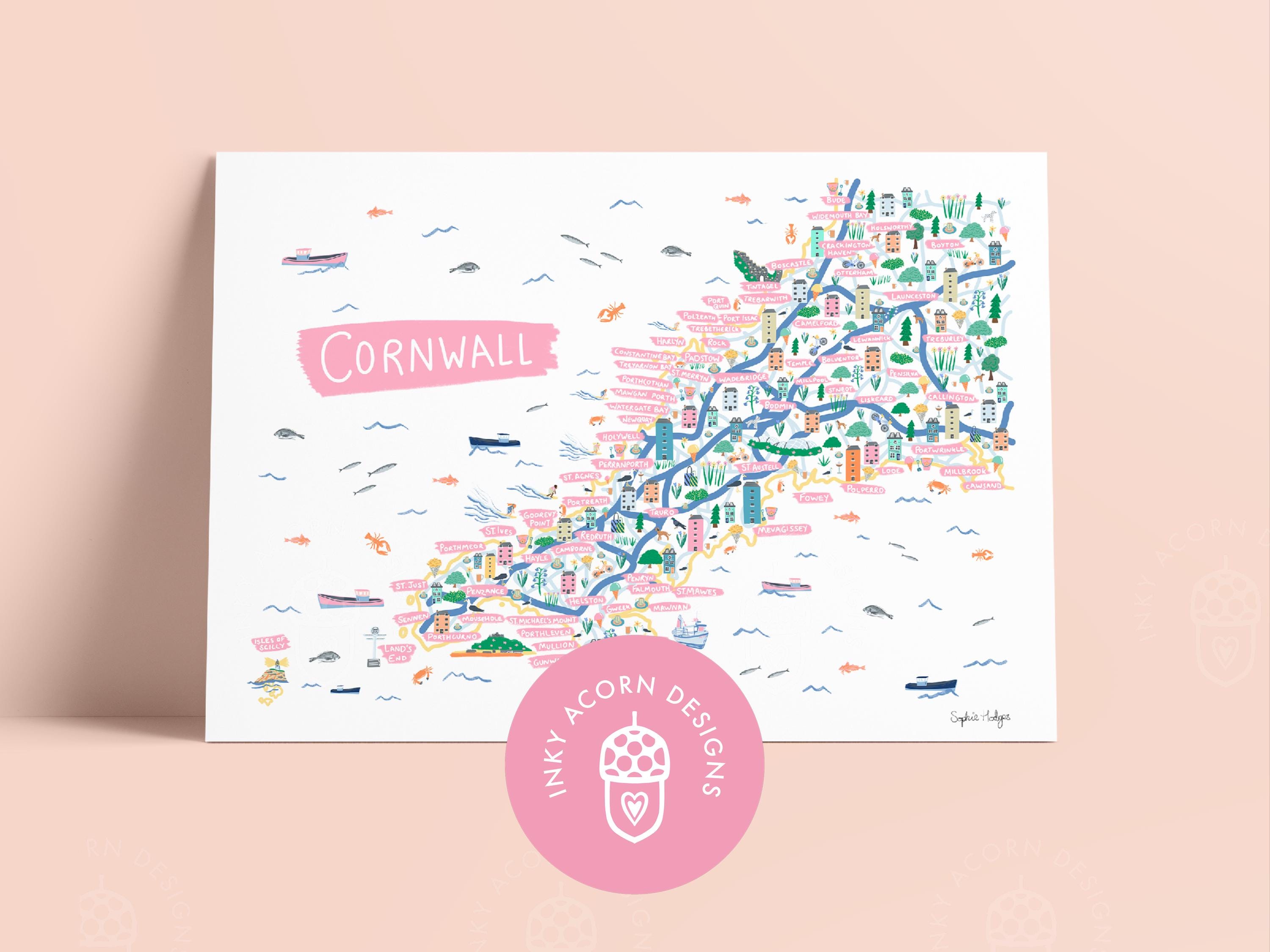 Cornwall Map