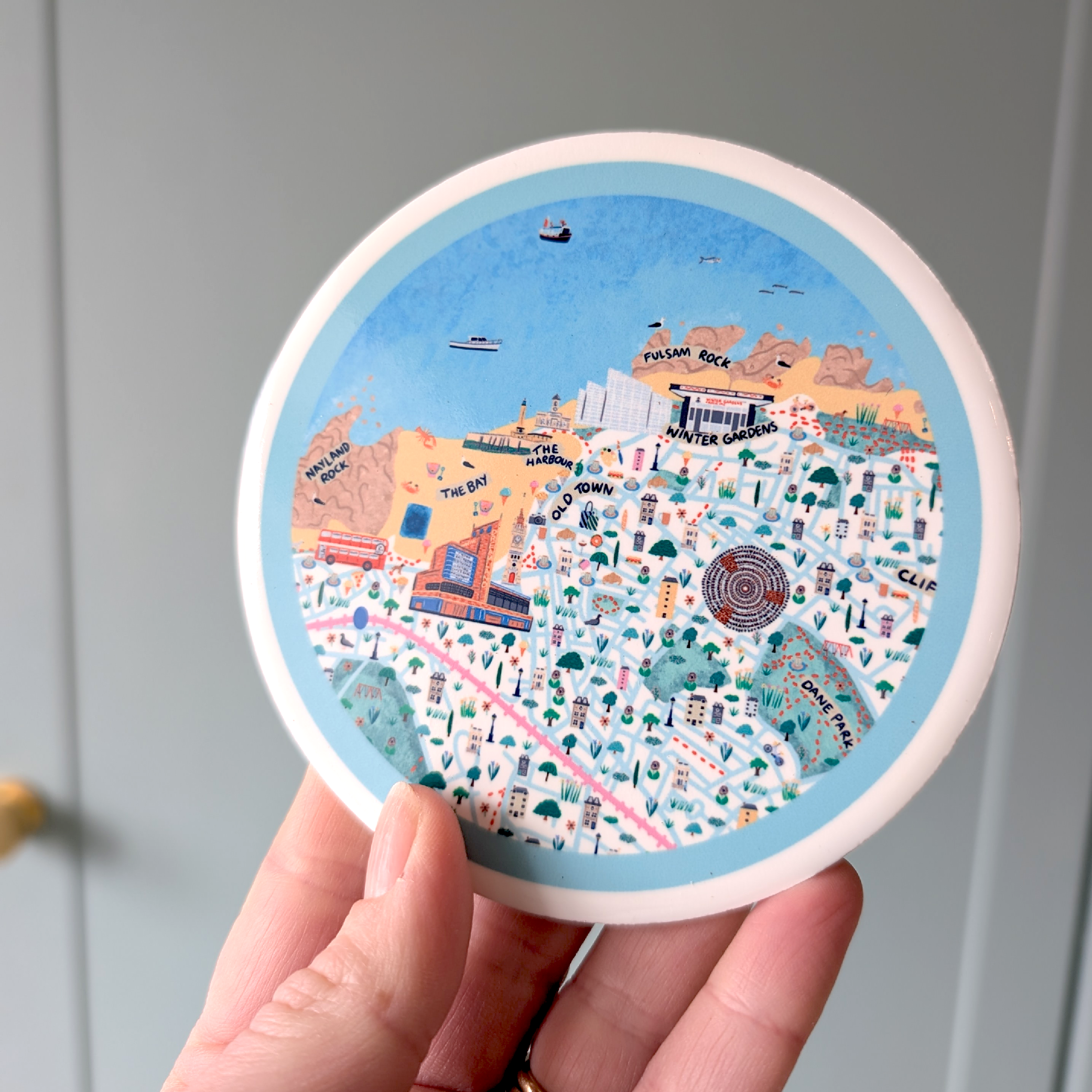 Margate Map Coaster