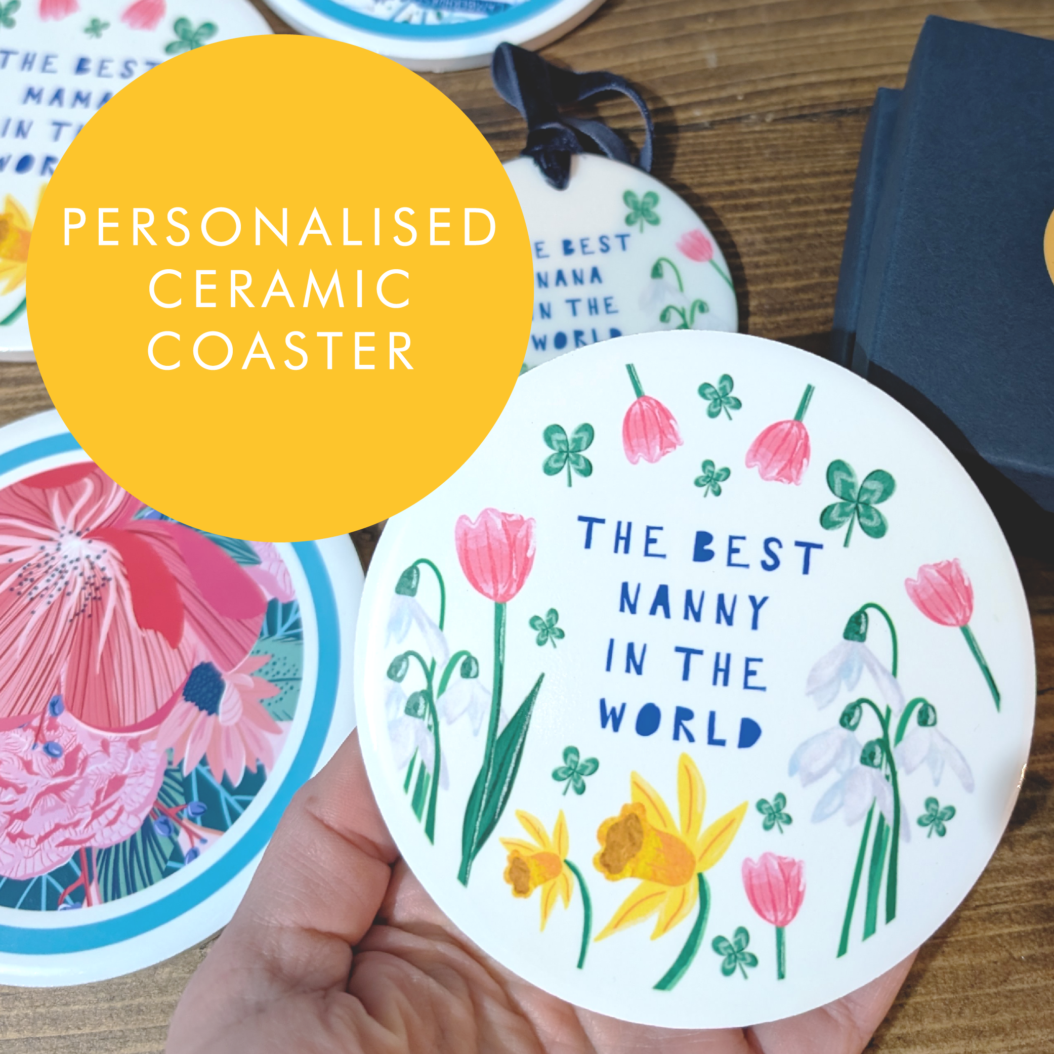 Personalised The Best In The World Coaster