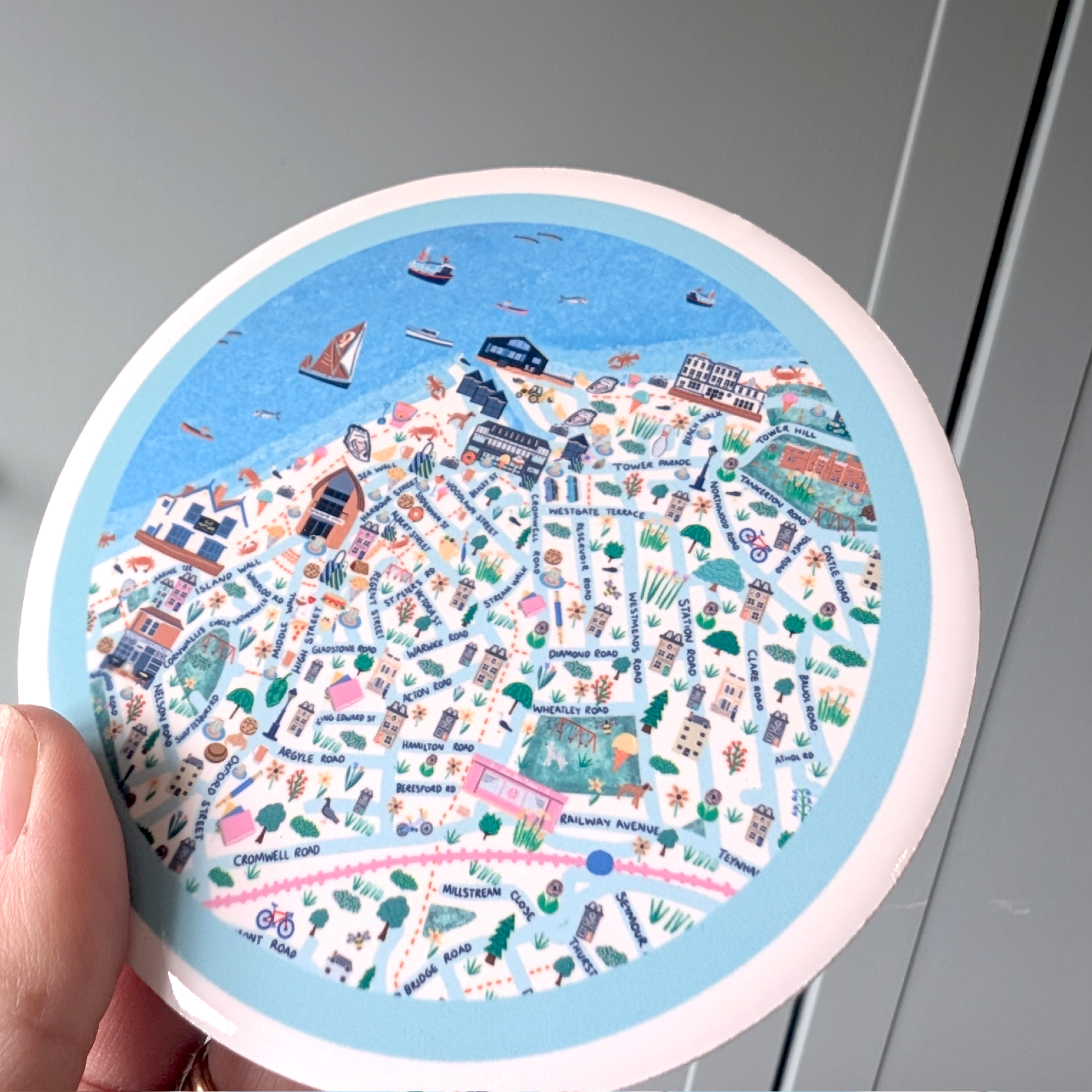 Whitstable Map Coaster