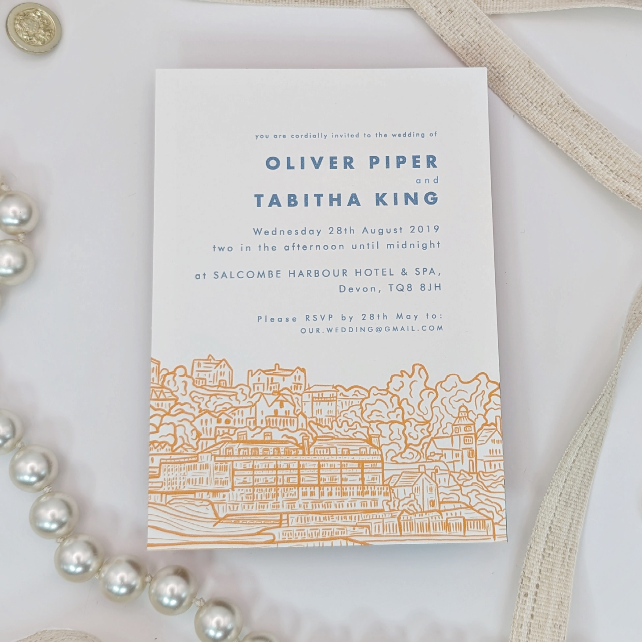 Salcombe Wedding Stationery