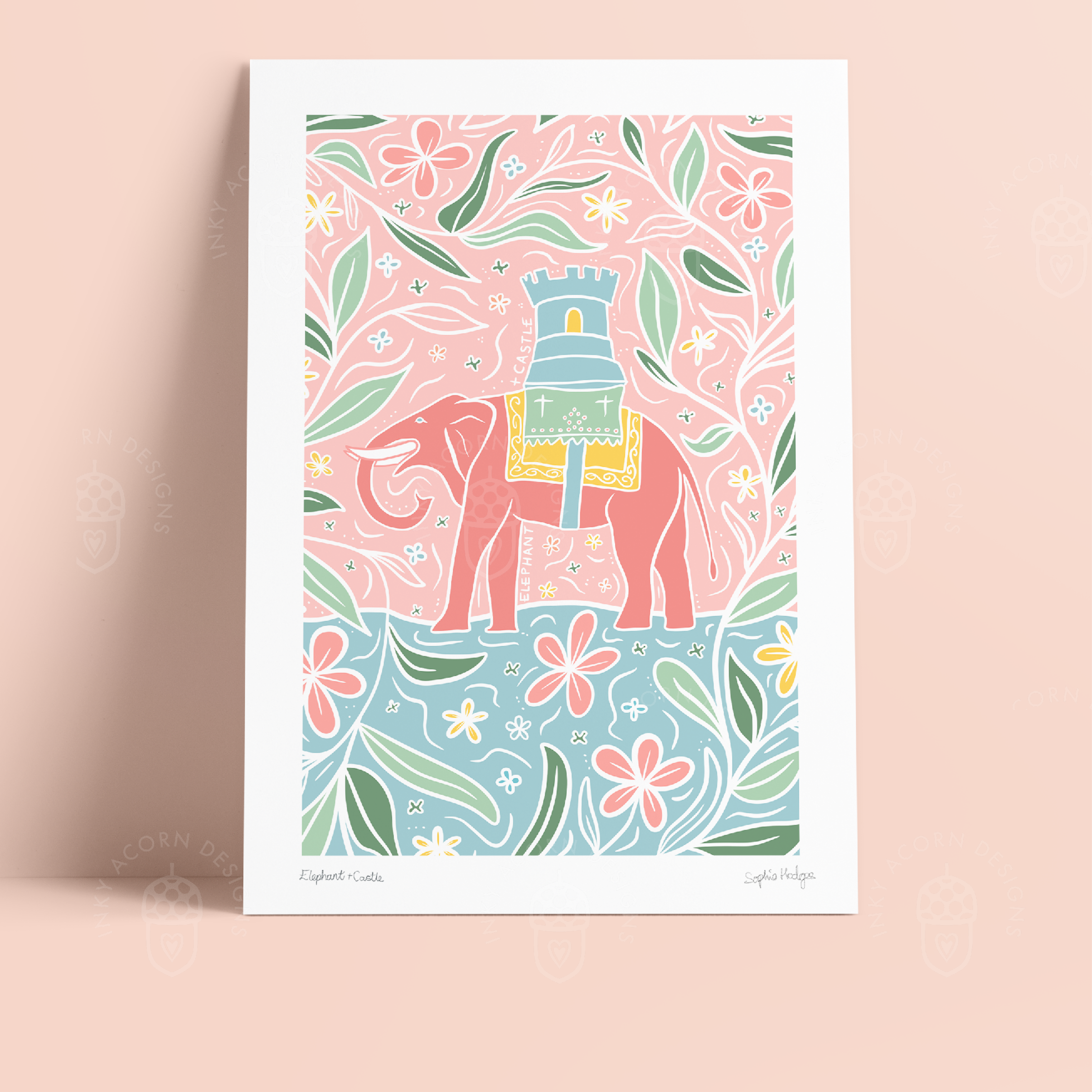 Elephant & Castle Art Print