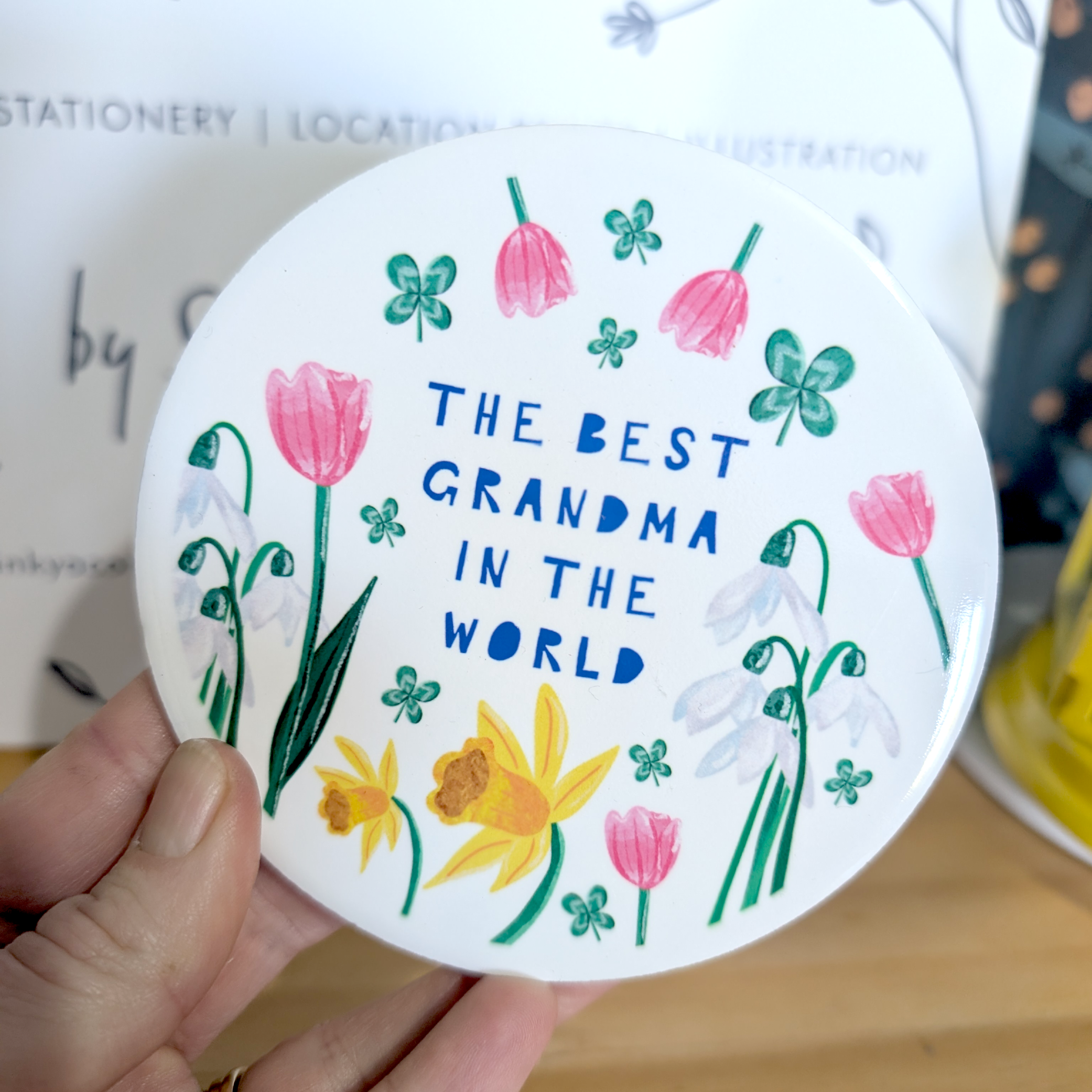 Personalised The Best In The World Coaster