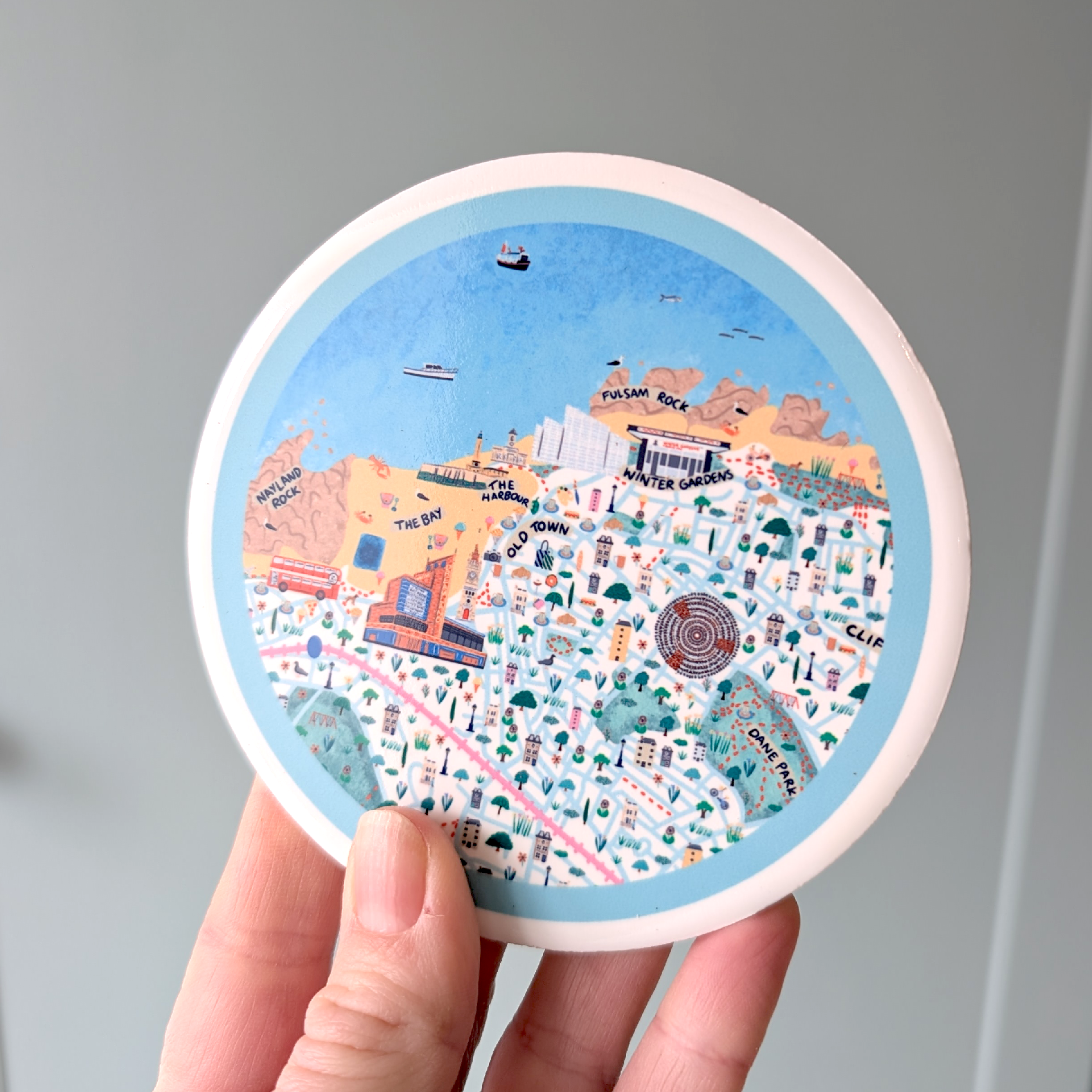 Margate Map Coaster