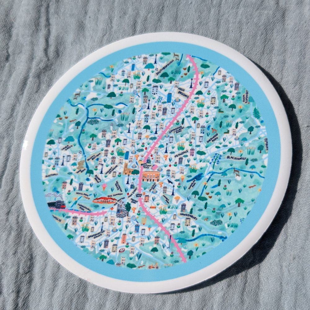 Royal Tunbridge Wells Map Coaster