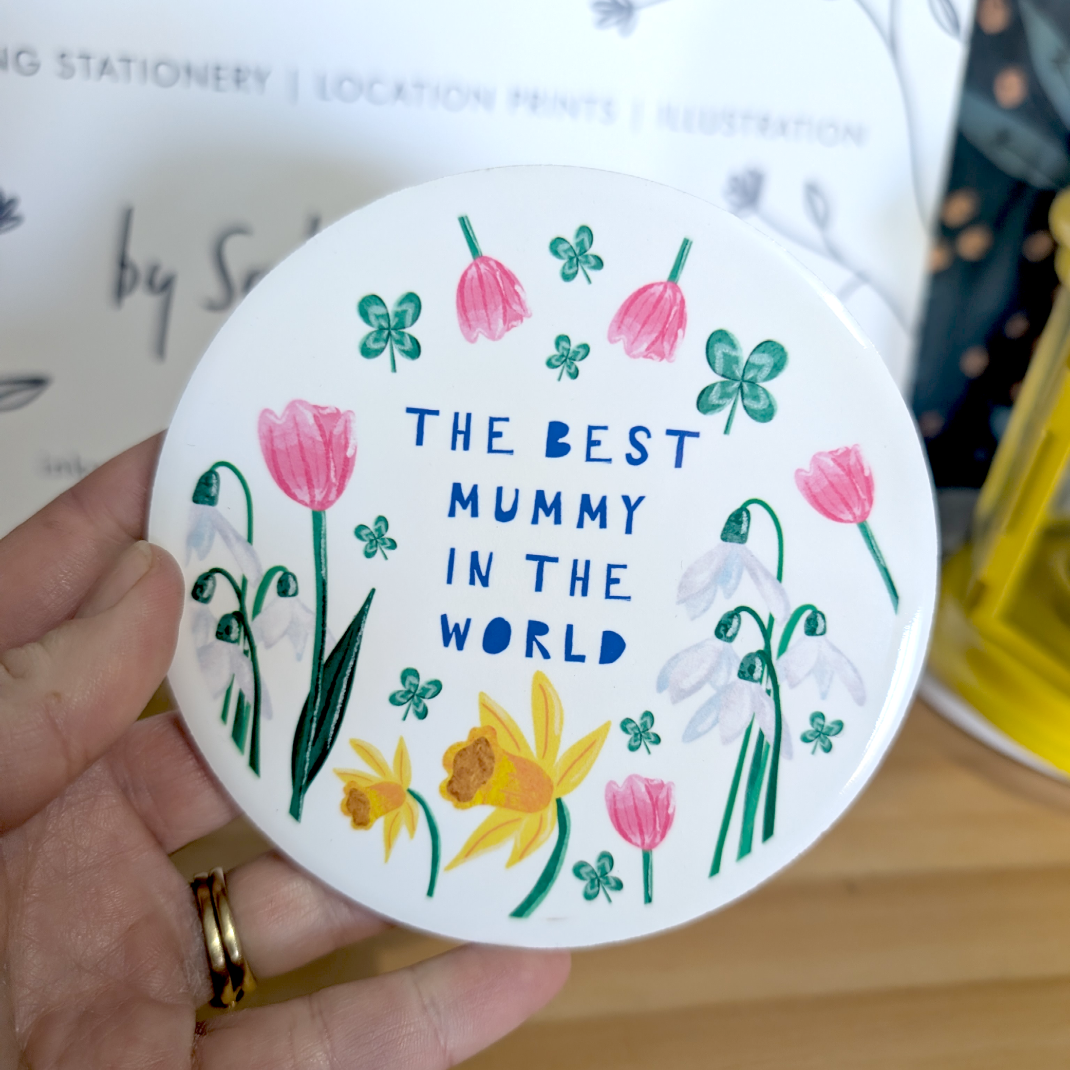 Personalised The Best In The World Coaster