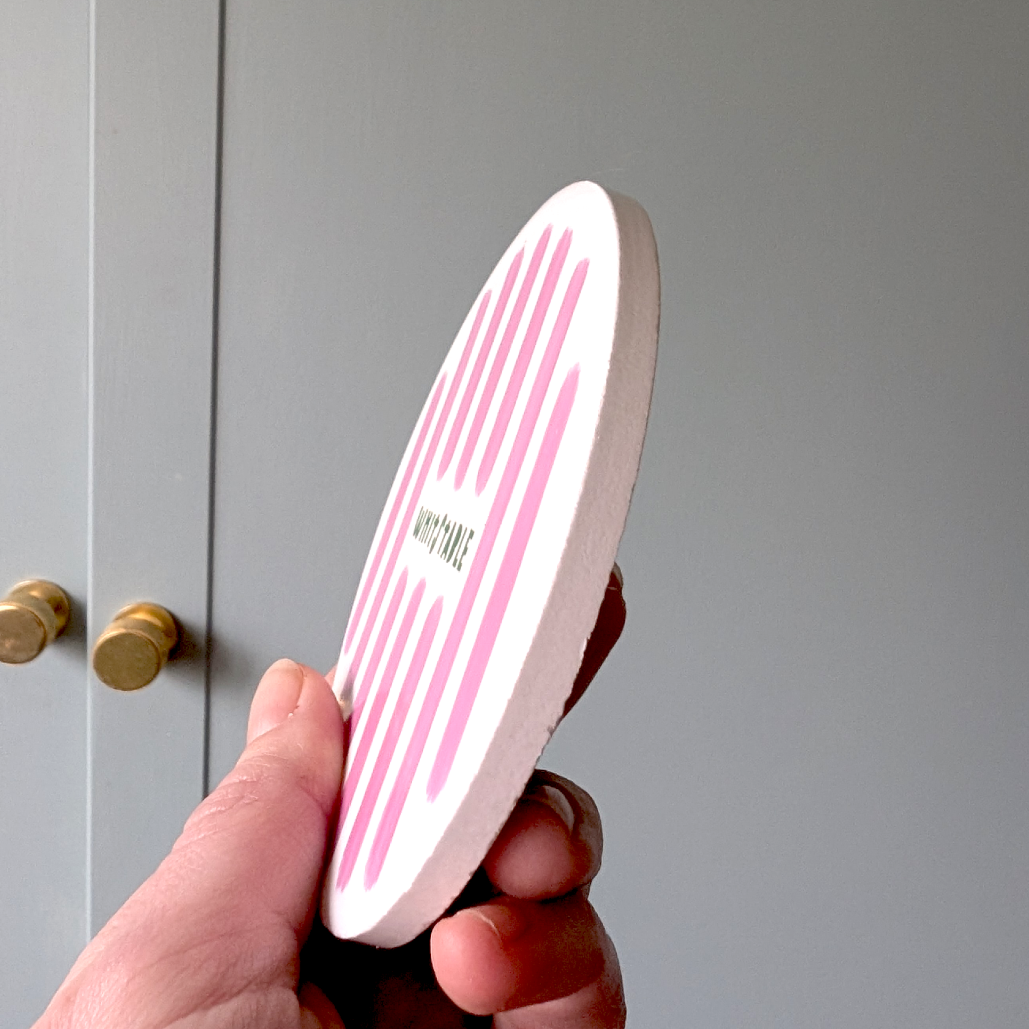 Personalised Mediterranean Stripe Coaster