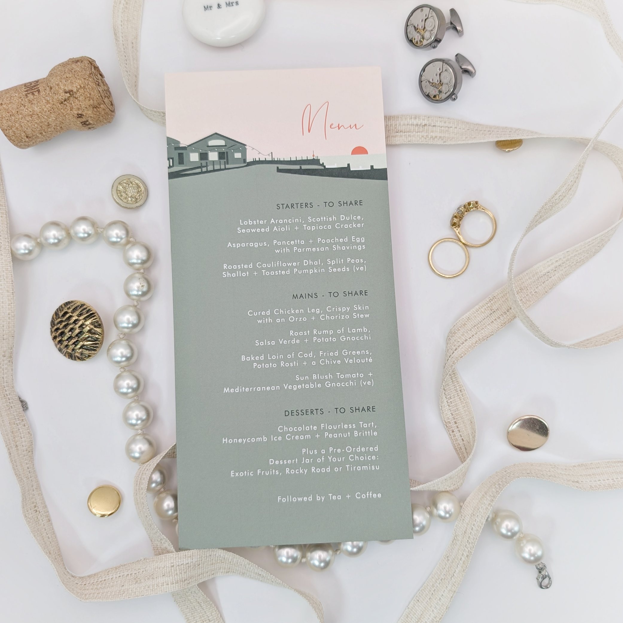 East Quay Venue Wedding Stationery