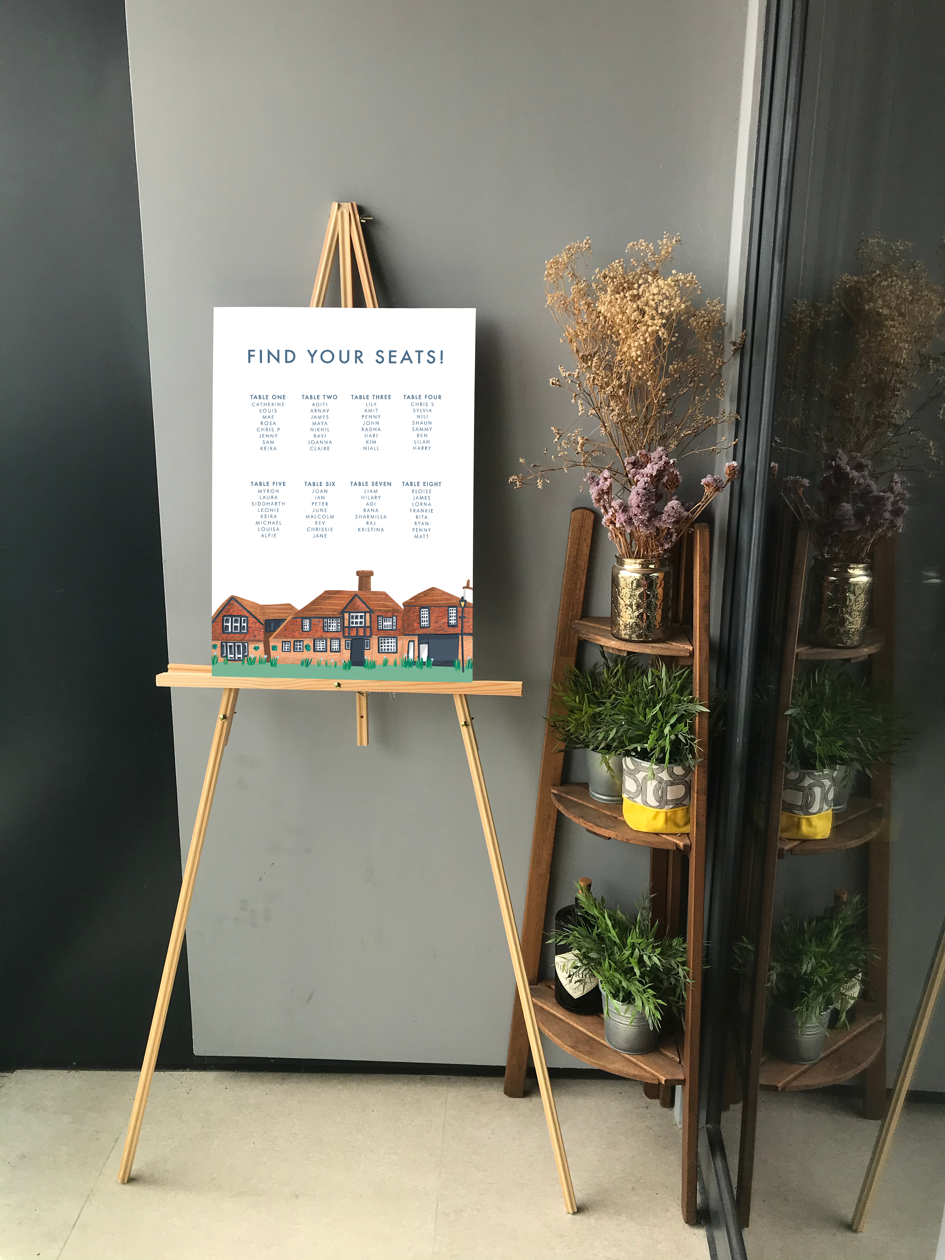 The Bell in Ticehurst Wedding Stationery