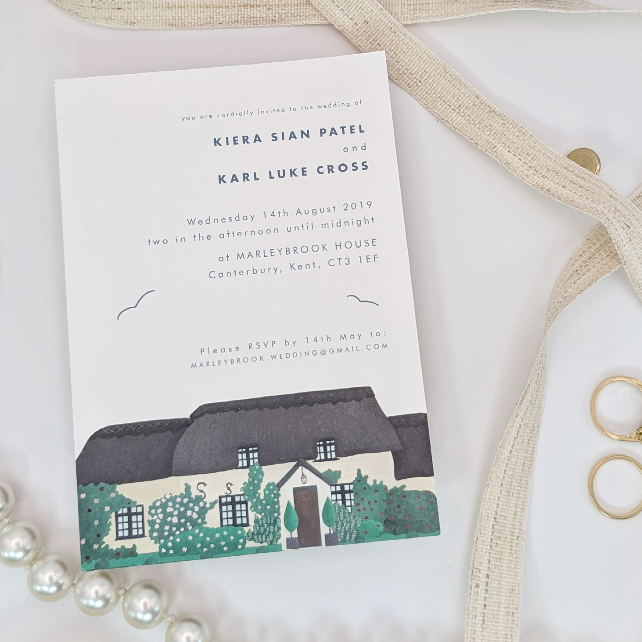 Marleybrook House Wedding Stationery