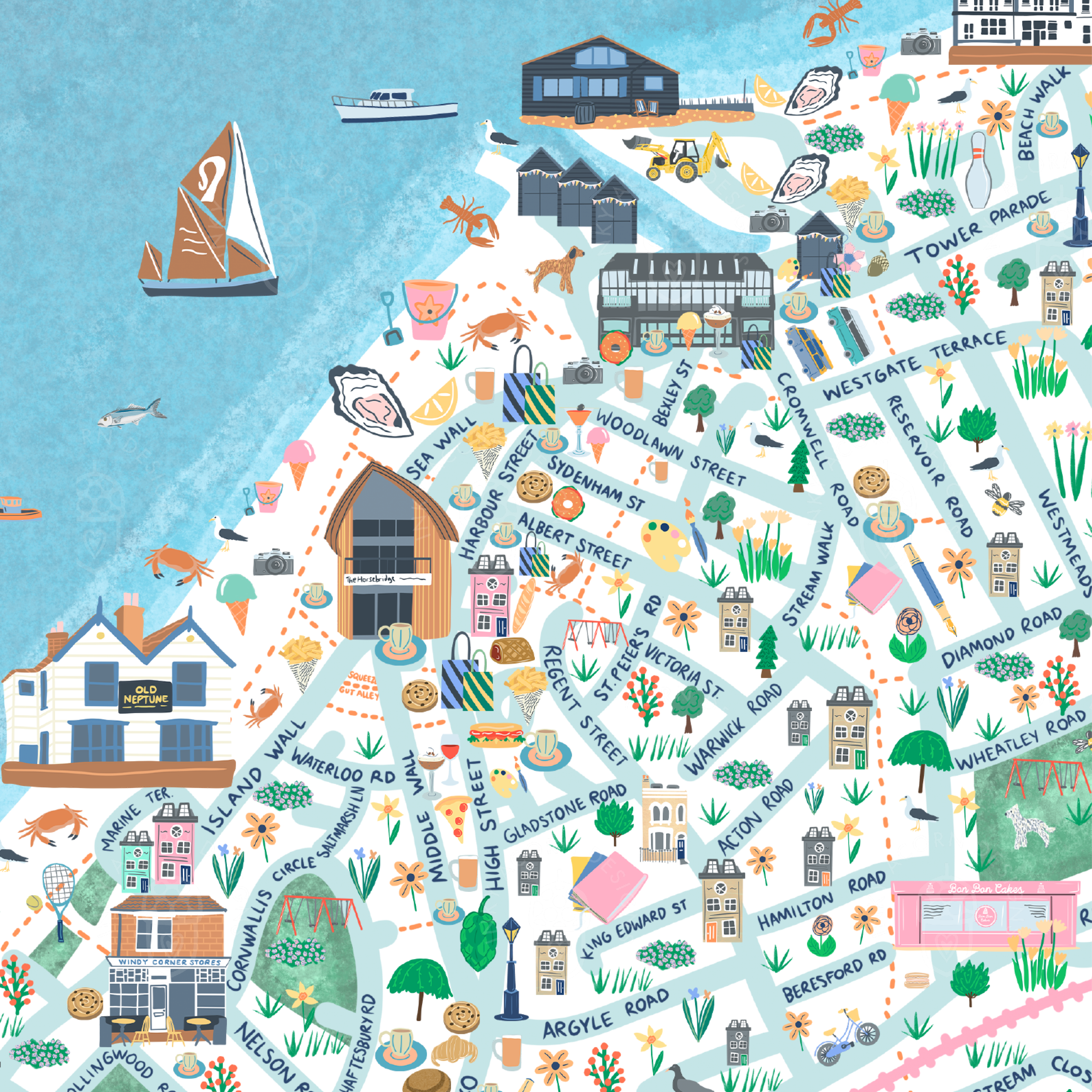 Whitstable Map