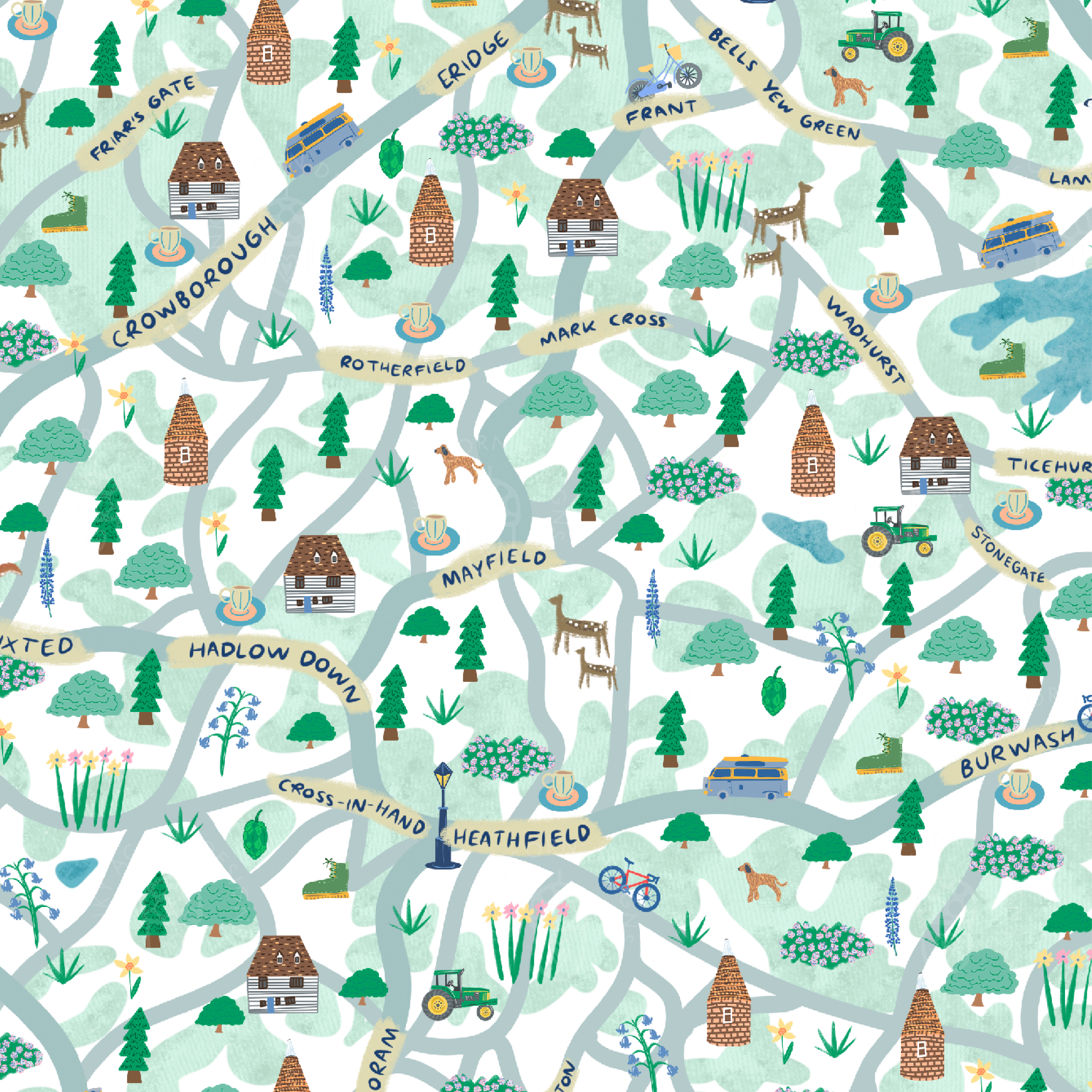 High Weald Map