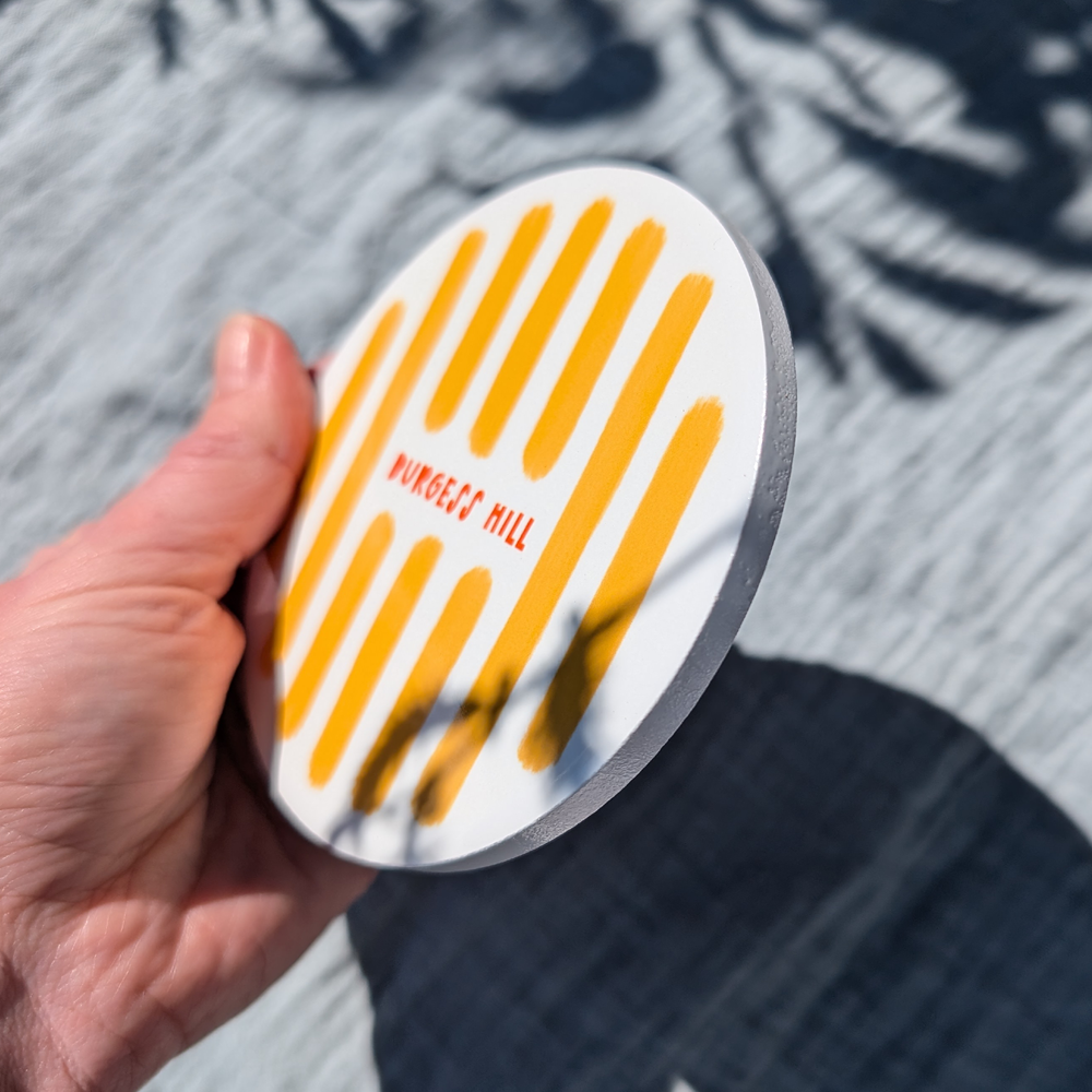 Personalised Mediterranean Stripe Coaster