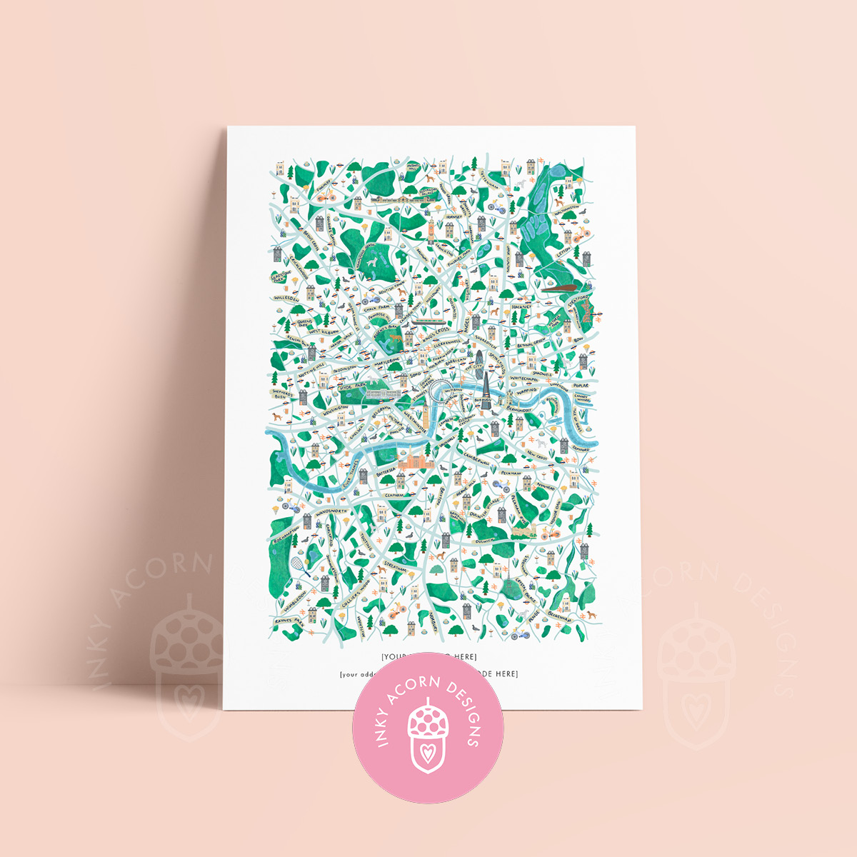 Personalised London Map