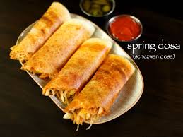 Cheese spring dosa