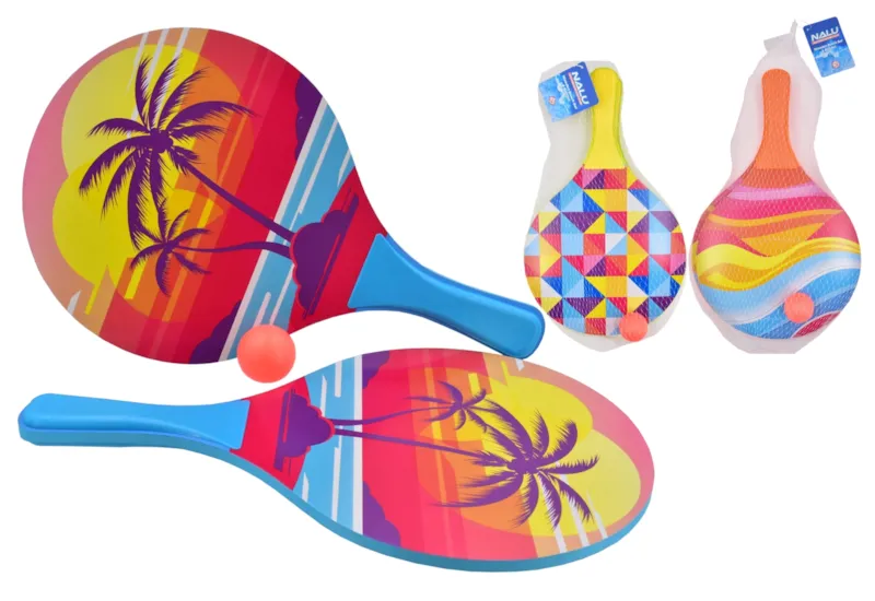 Beach Paddle Ball Set