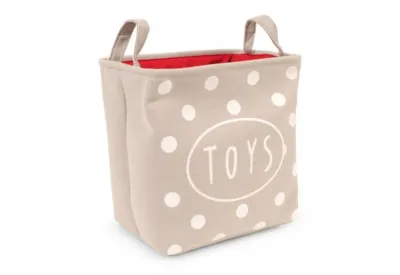 Polka Dot Toy Storage Bin