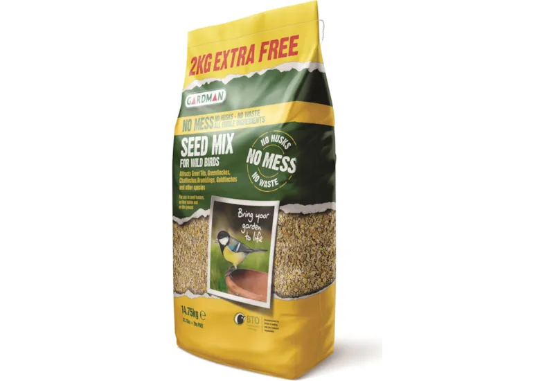 No Mess Seed Mix for Wild Birds