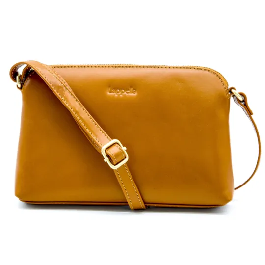 Tan Leather Crossbody Bag
