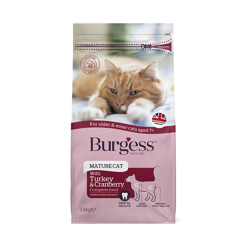 Burgess Mature Cat Food
