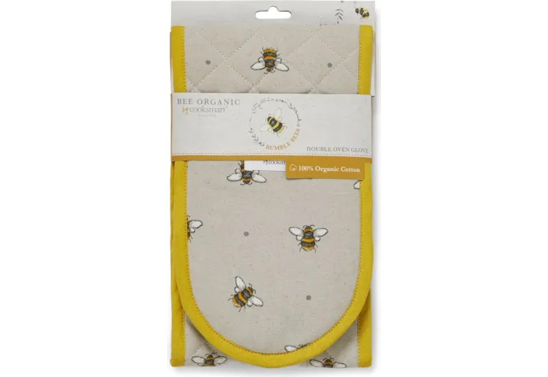 Bee Organic Cotton Double Oven Glove