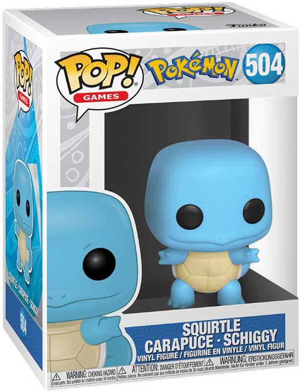 Funko Pop! Games Pokémon Squirtle #504 Vinyl Figure