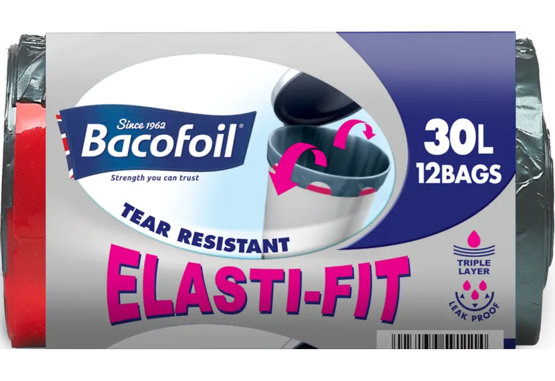 Bacofoil Elasti-Fit Bin Bags