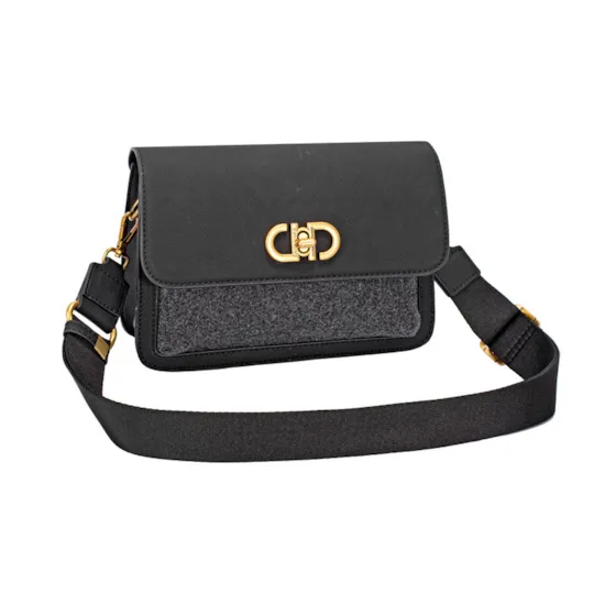 Black Crossbody Handbag