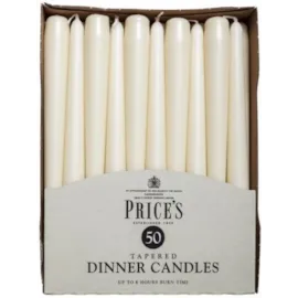 Price's Tapered Dinner Candles