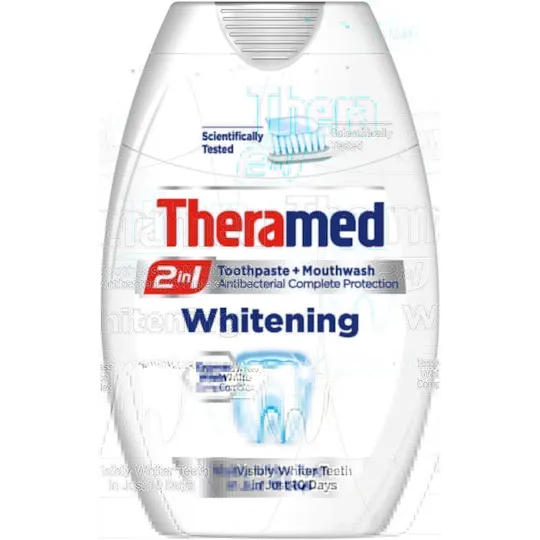 Theramed 2 in 1 Whitening Toothpaste + Mouthwash