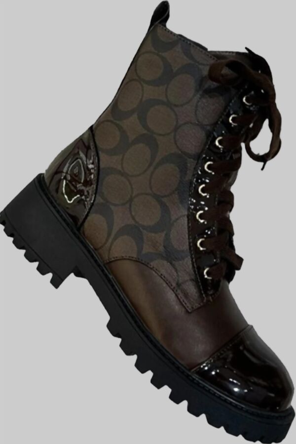 Designer Lace-Up Ankle Boot