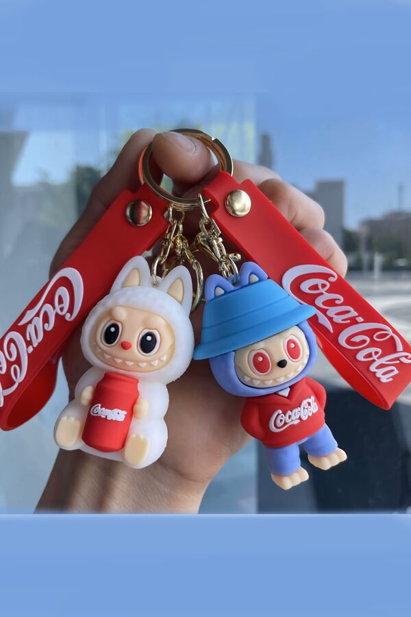 Coca-Cola Cartoon Character Keychains
