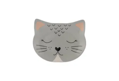 Cat Face Ceramic Plate